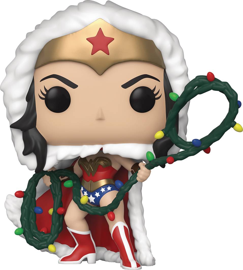 POP HEROES DC HOLIDAY WW W/ LIGHTS LASSO VIN FIG