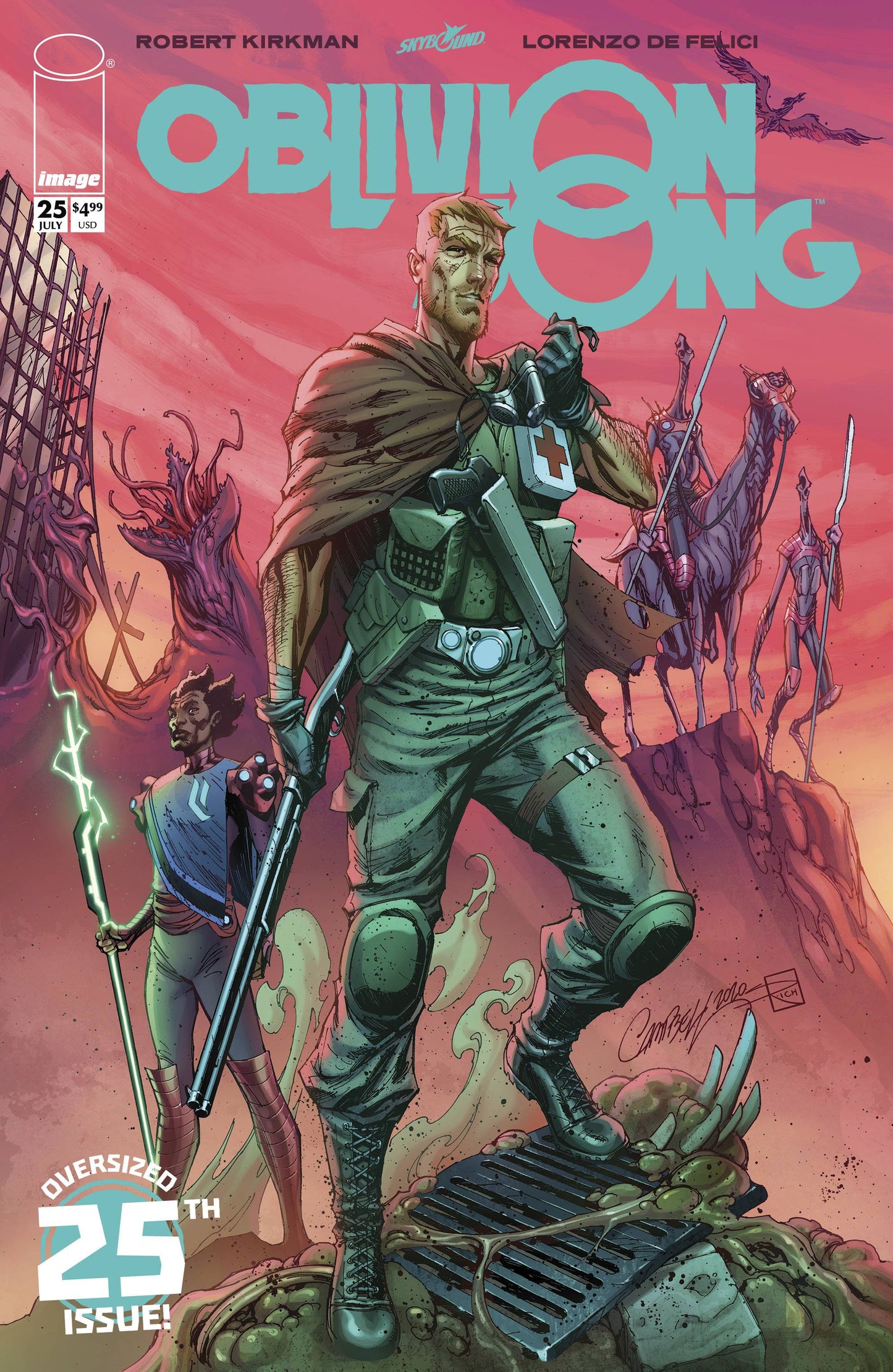 OBLIVION SONG BY KIRKMAN & DEFELICI #25 CVR E CAMPBELL (MR)