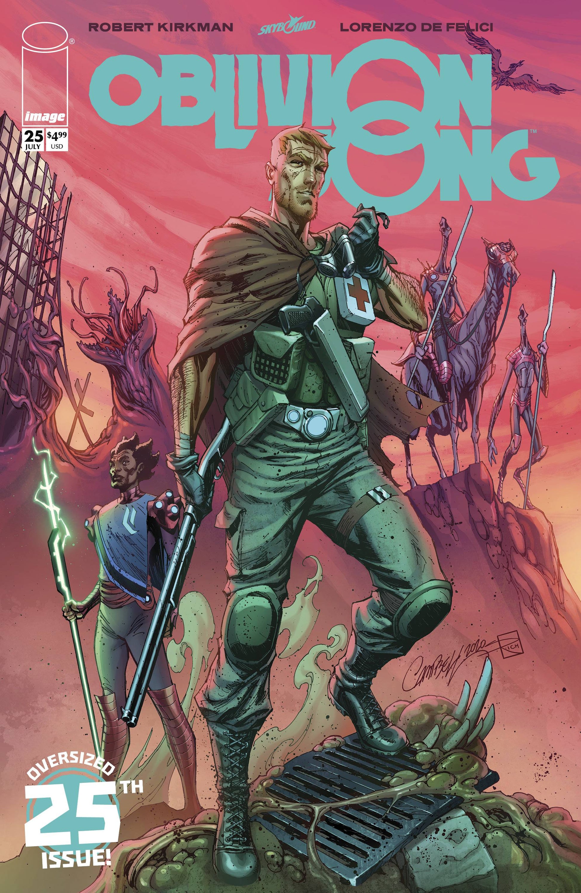OBLIVION SONG BY KIRKMAN & DEFELICI #25 CVR E CAMPBELL (MR)