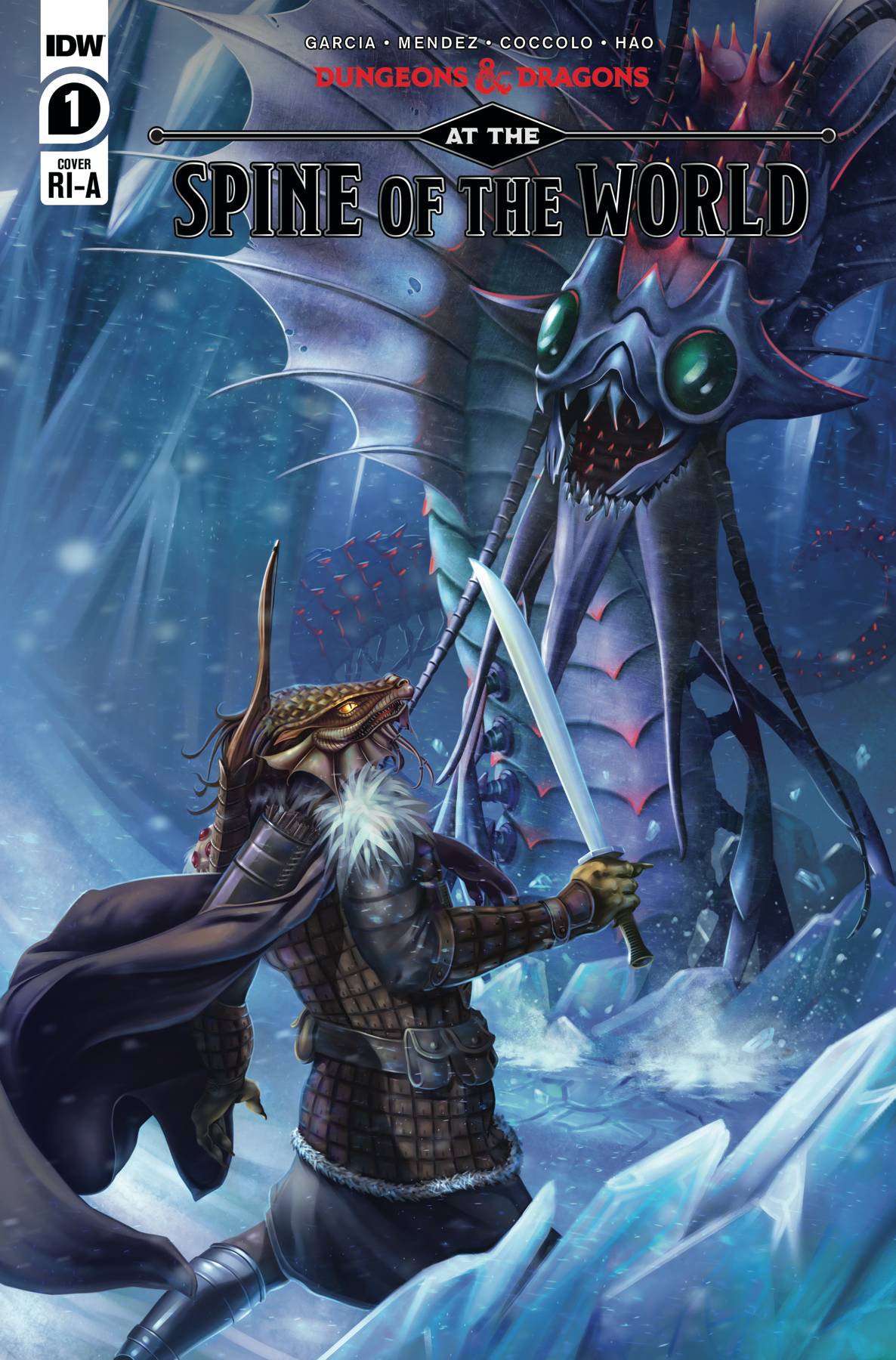 DUNGEONS & DRAGONS AT SPINE OF WORLD #1 (OF 4) 10 COPY INCV VAR