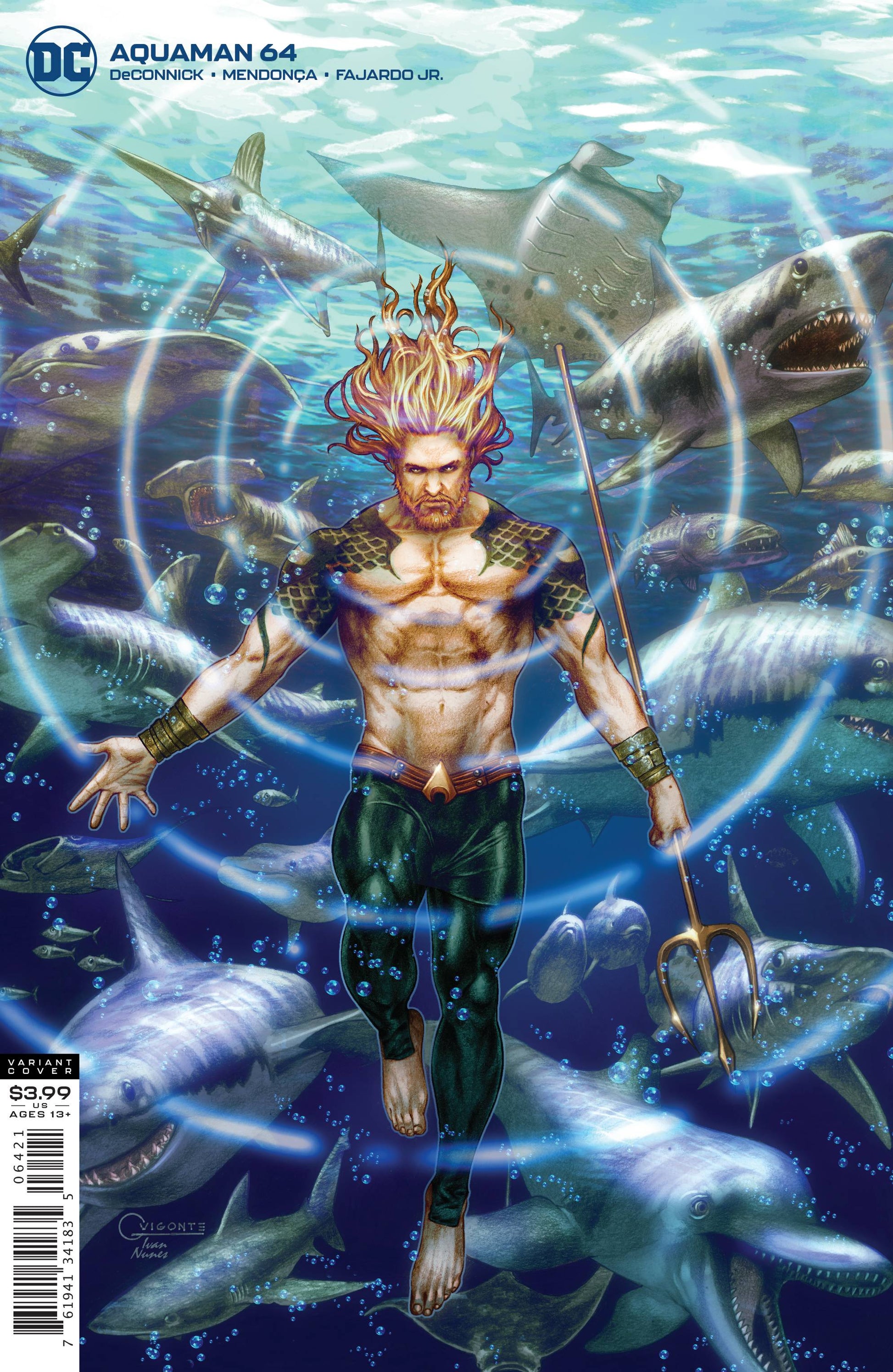 AQUAMAN #64 GILBERT VIGONTE VAR ED