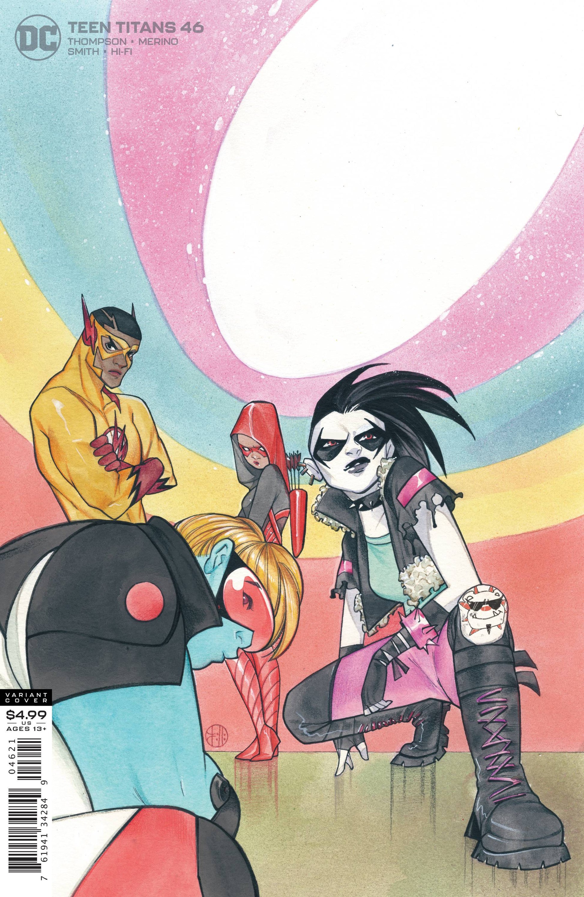 TEEN TITANS #46 CARD STOCK PEACH MOMOKO VAR ED