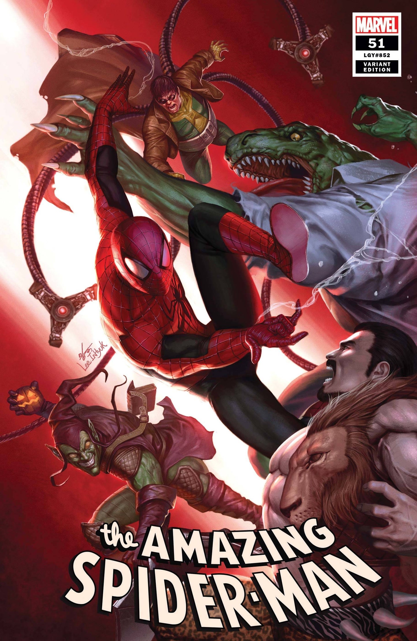 AMAZING SPIDER-MAN #51 INHYUK LEE VAR LAST
