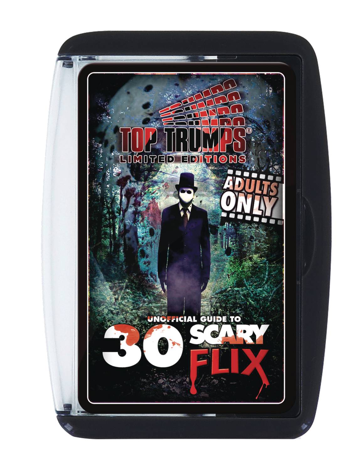 TOP TRUMPS 30 SCARY FLIX UNOFFICIAL GUIDE GAME