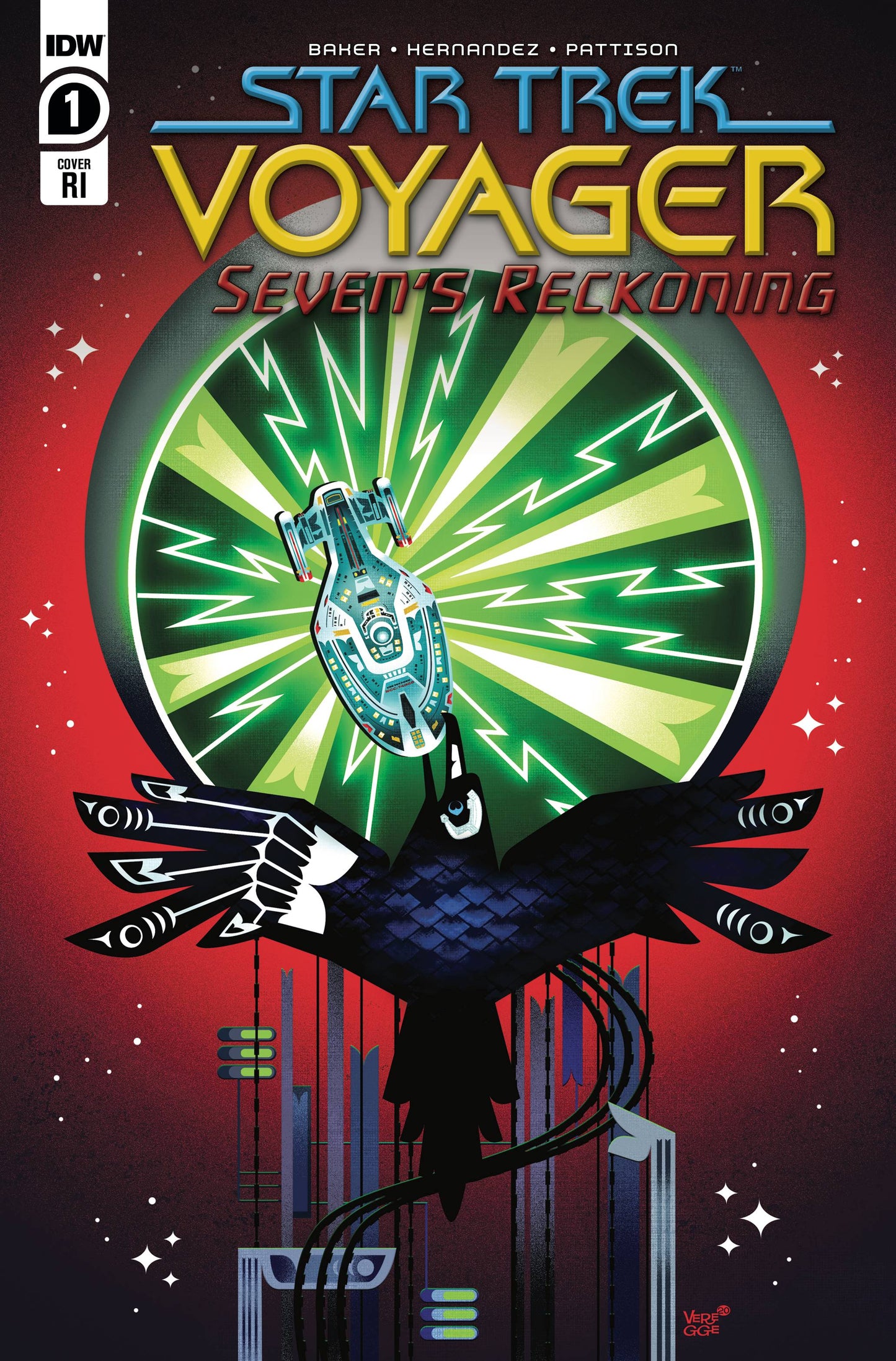 STAR TREK VOYAGER SEVENS RECKONING #1 (OF 4) 10 COPY INCV