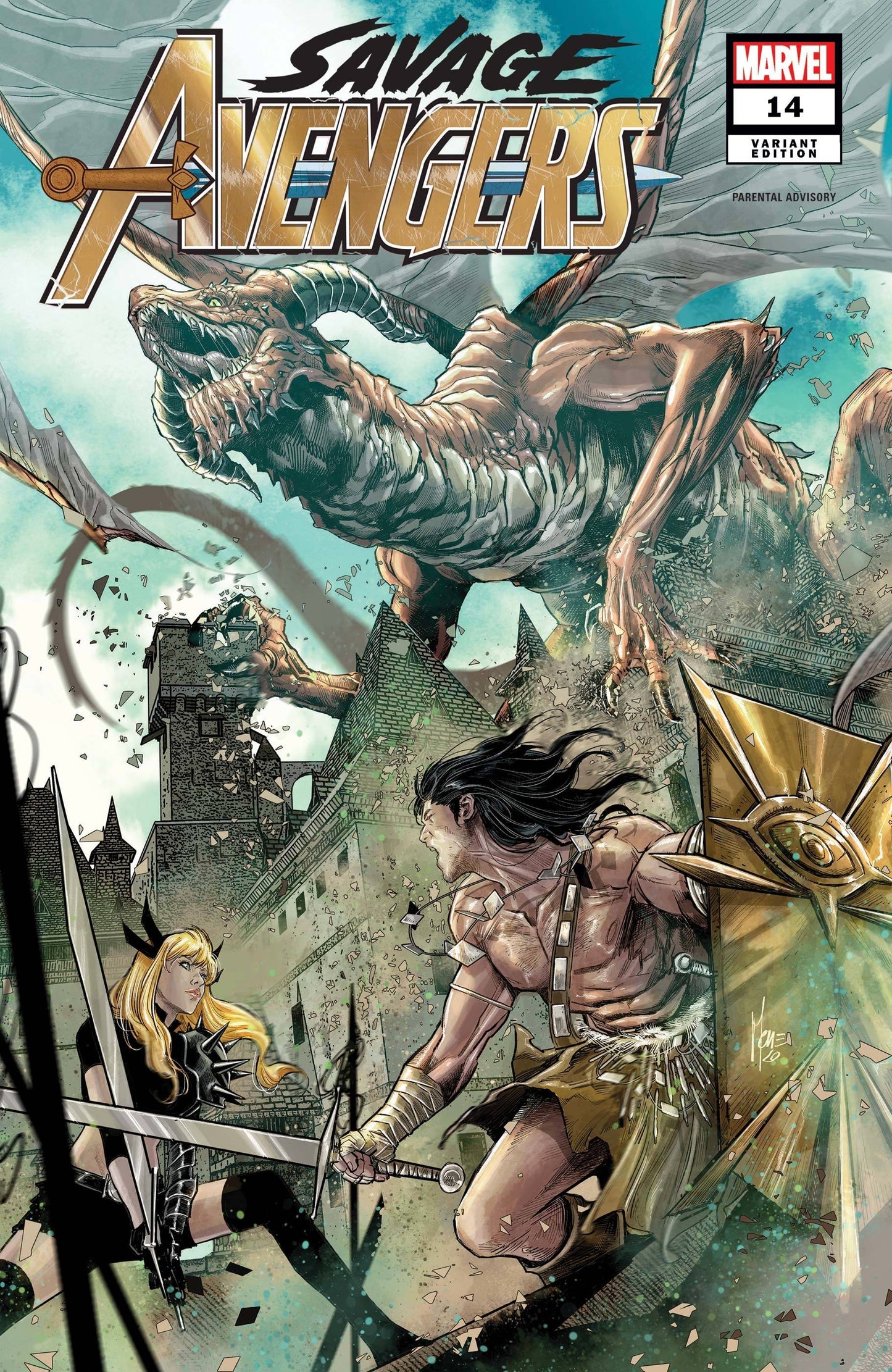 SAVAGE AVENGERS #14 CHECCHETTO VAR