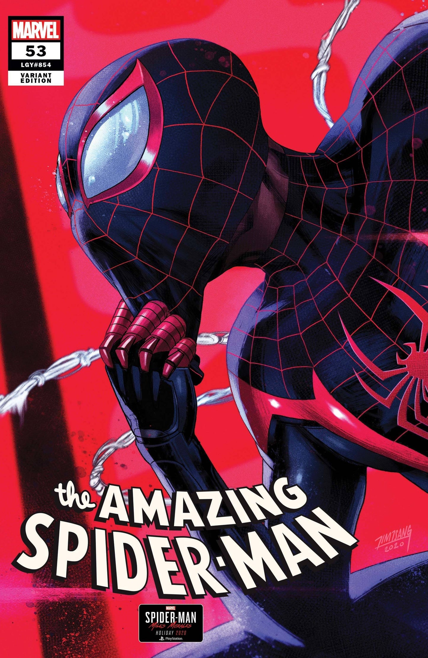 AMAZING SPIDER-MAN #53 TSANG SPIDER-MAN MILES MORA VAR