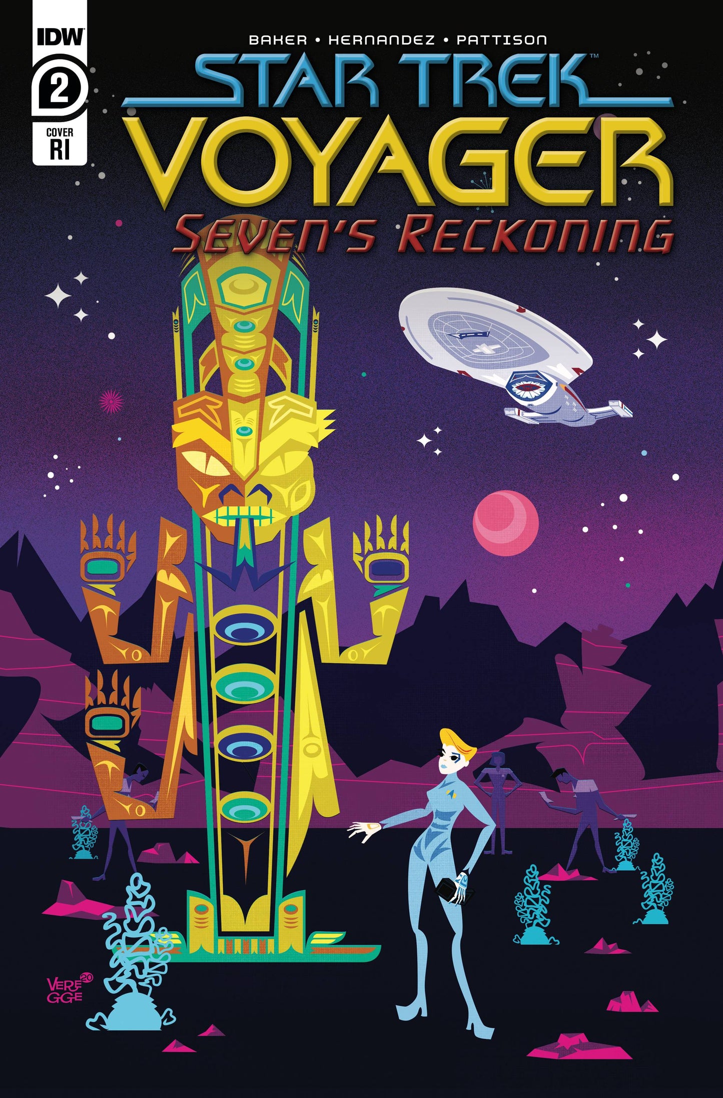 STAR TREK VOYAGER SEVENS RECKONING #2 (OF 4) 10 COPY INCV