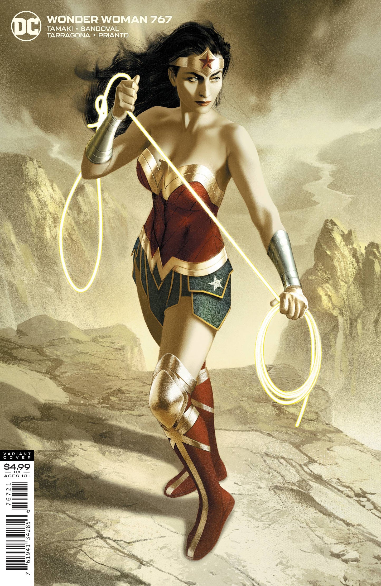 WONDER WOMAN #767 CARD STOCK J MIDDLETON VAR ED