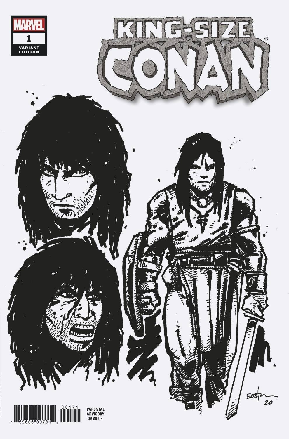 KING-SIZE CONAN #1 EASTMAN DESIGN VAR