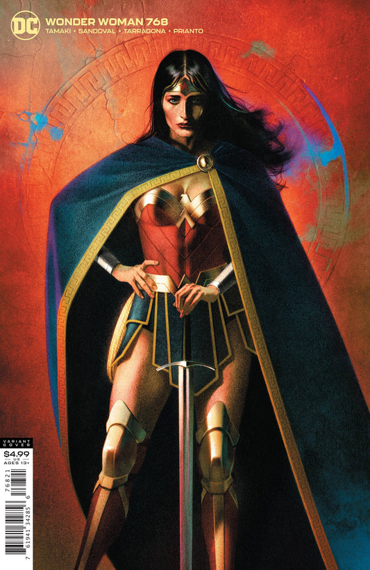 WONDER WOMAN #768 CARD STOCK JOSHUA MIDDLETON VAR