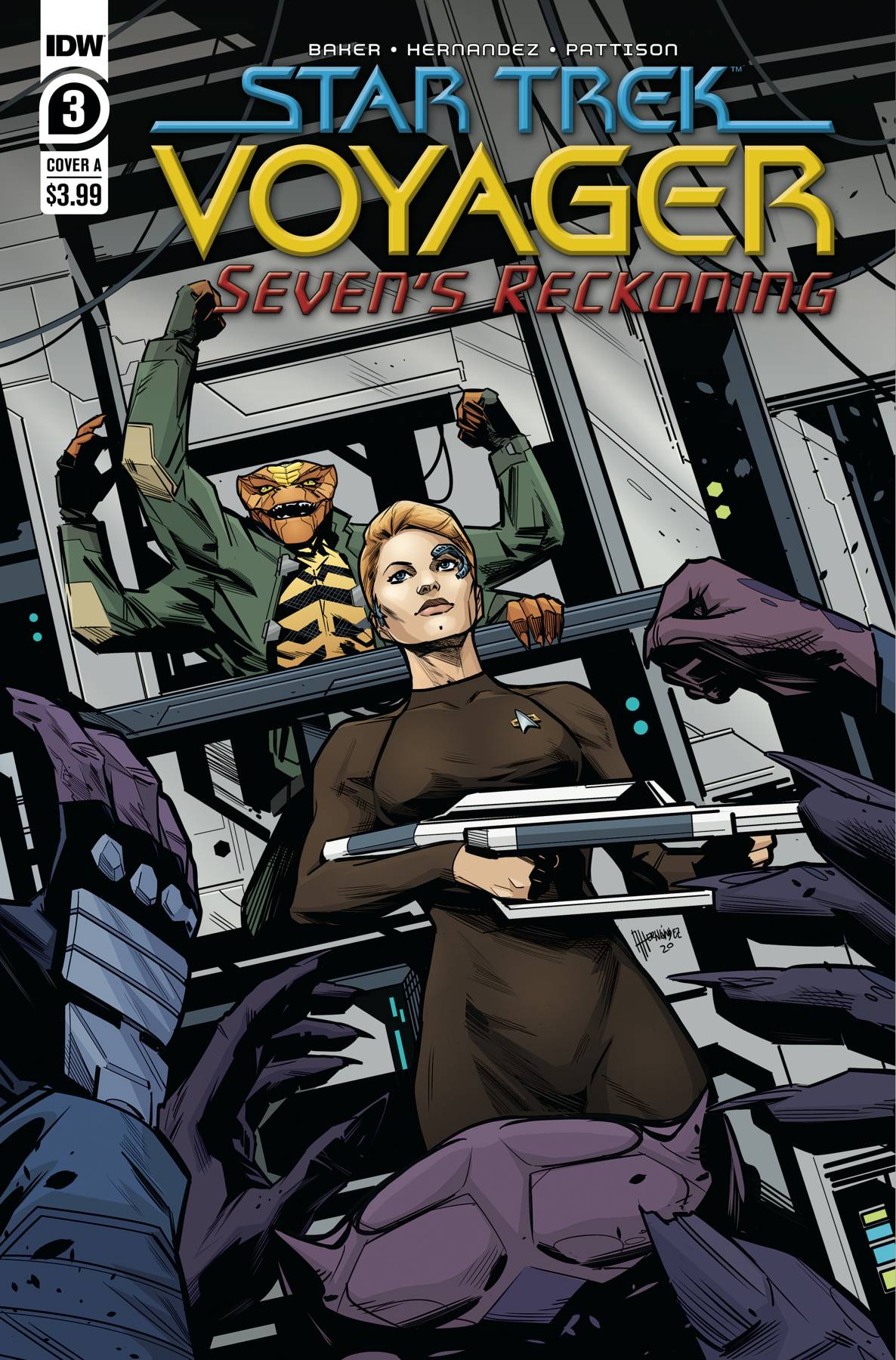 STAR TREK VOYAGER SEVENS RECKONING #3 (OF 4) CVR A
