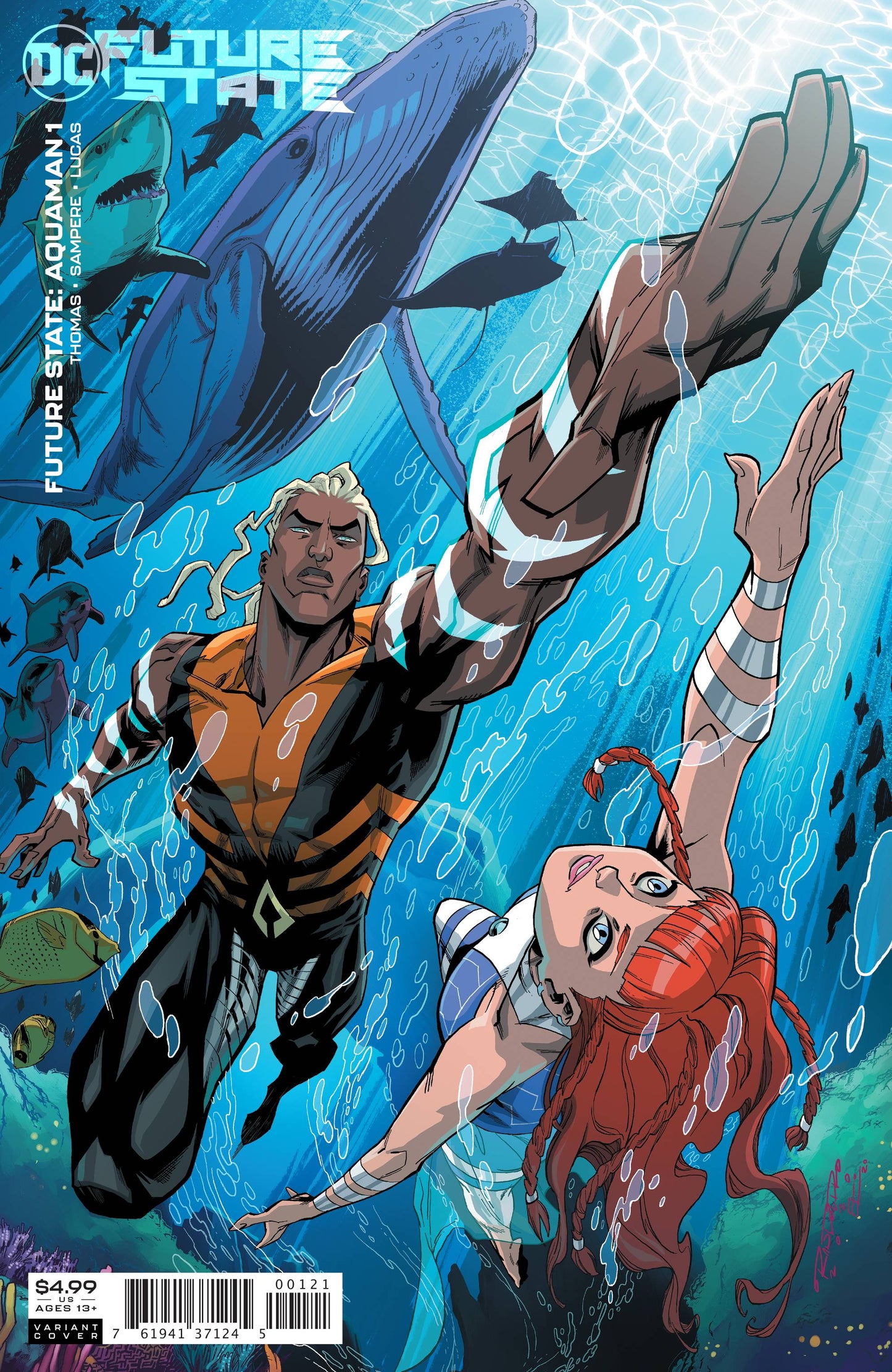 FUTURE STATE AQUAMAN #1 CARD STOCK VAR ED