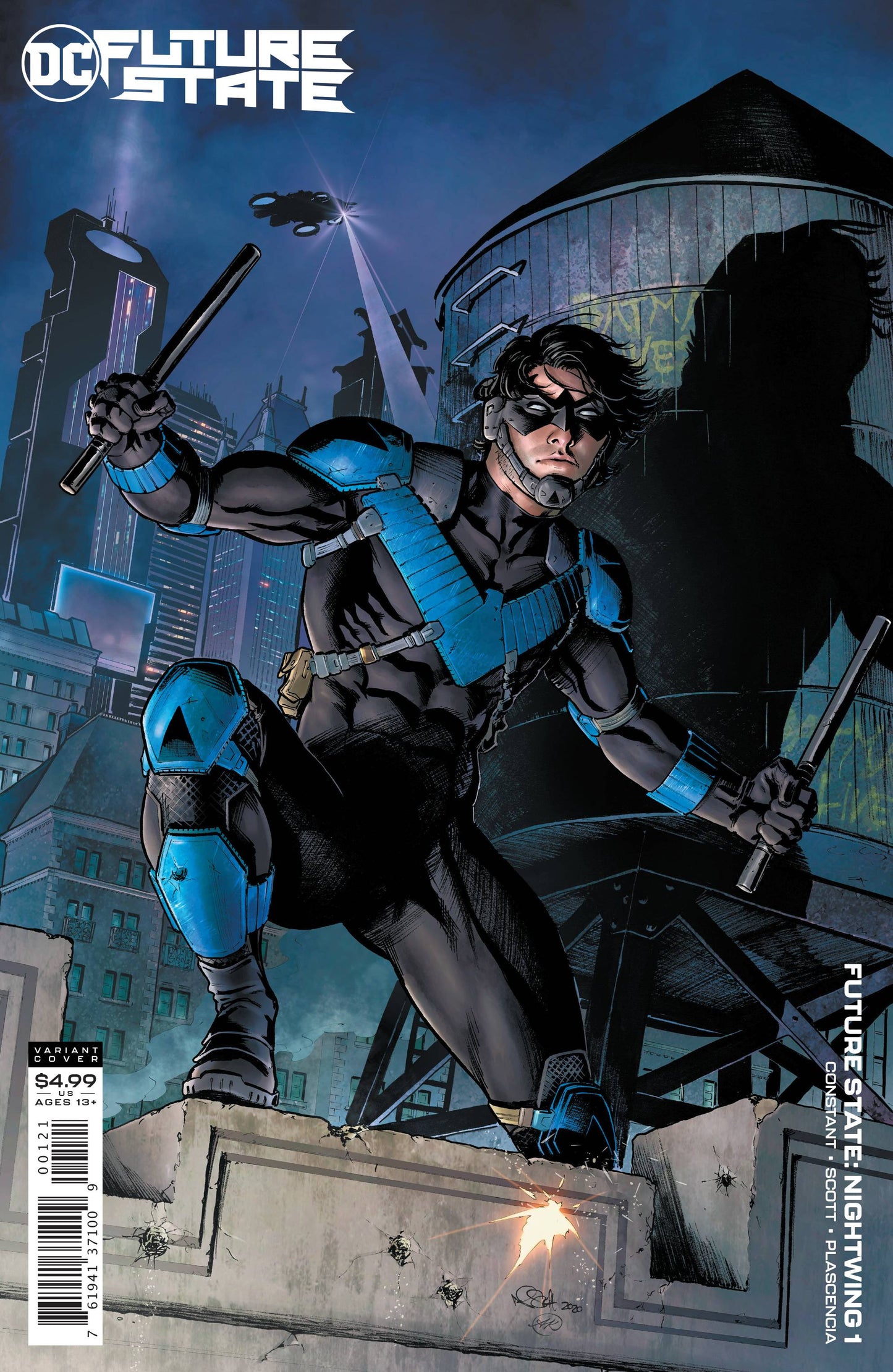FUTURE STATE NIGHTWING #1 CARD STOCK VAR ED
