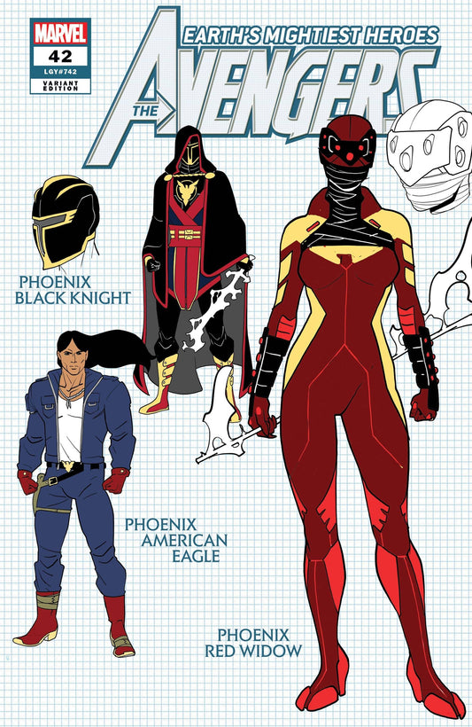 AVENGERS #42 GARRON DESIGN VAR
