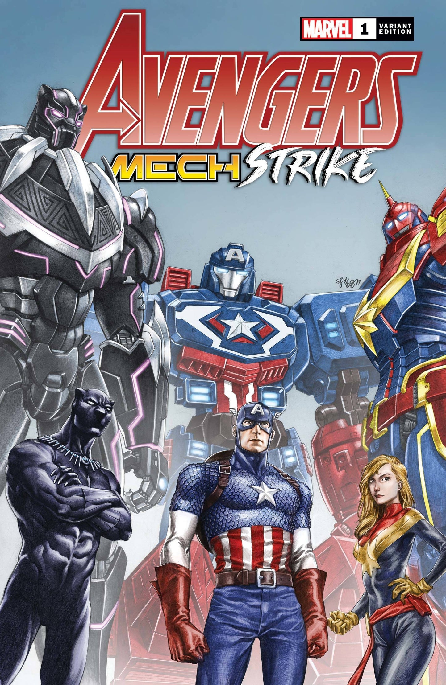 AVENGERS MECH STRIKE #1 (OF 5) SU VAR