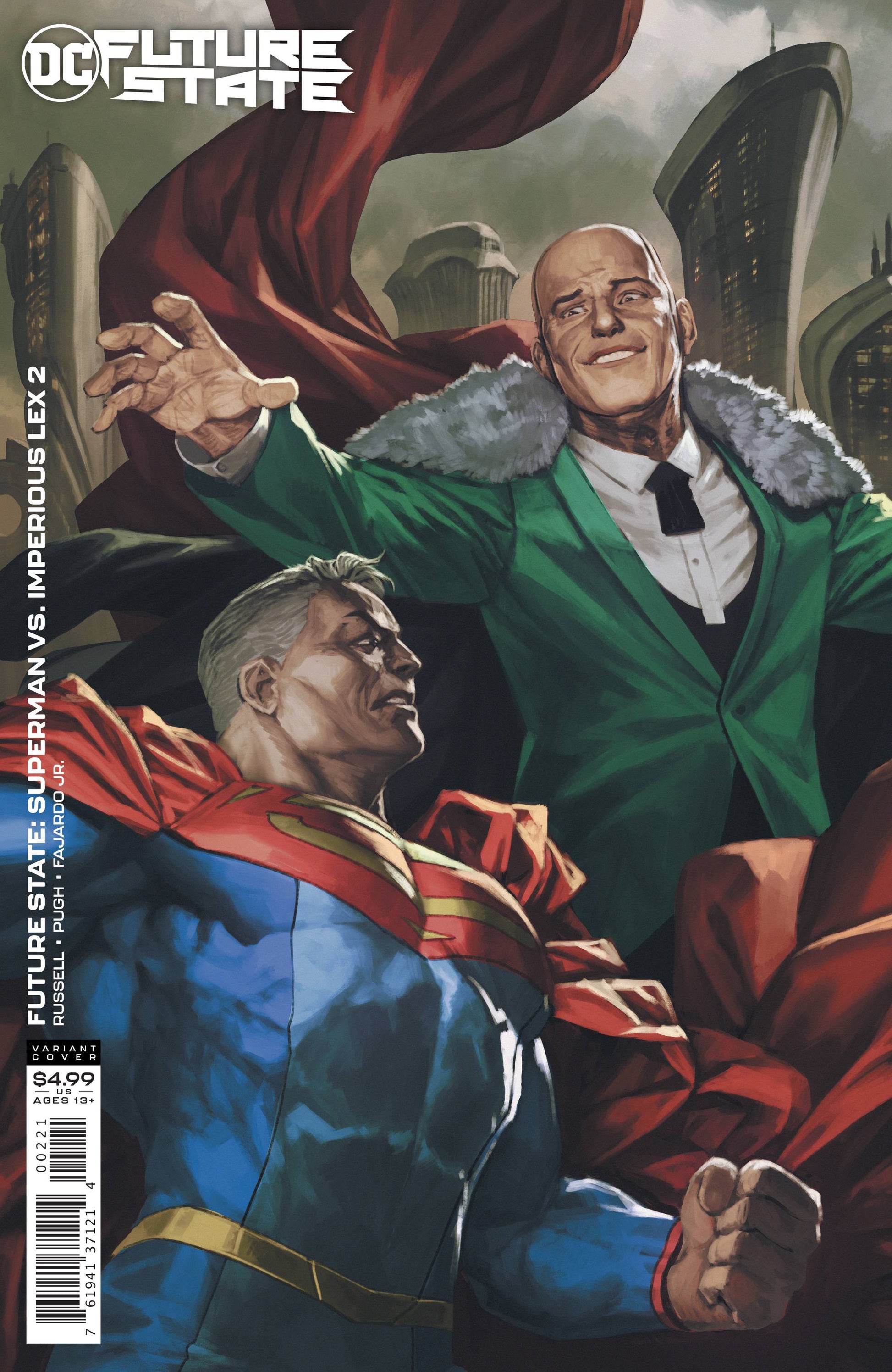 FUTURE STATE SUPERMAN VS IMPERIOUS LEX #2 CARDSTOCK VAR ED