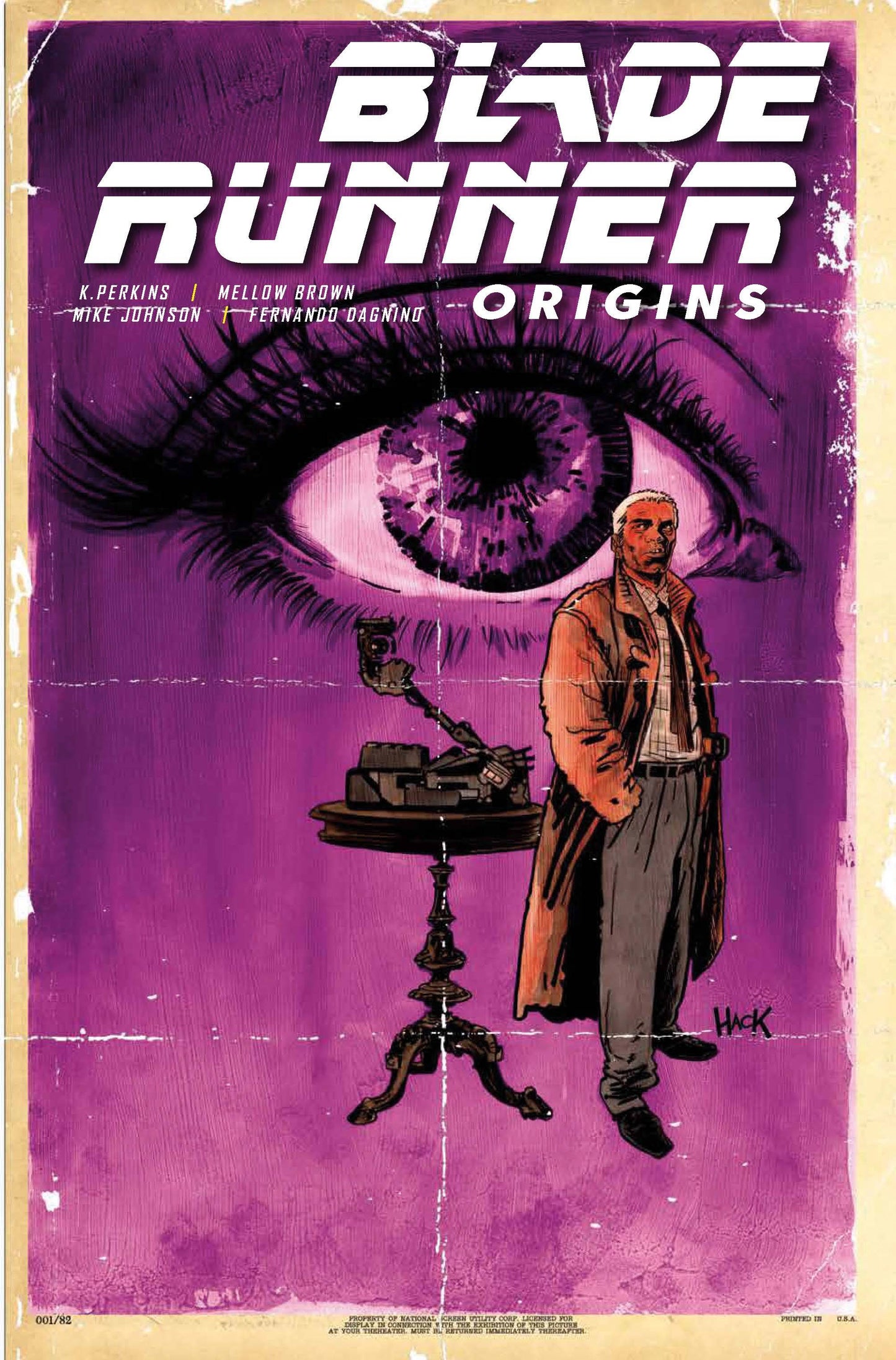 BLADE RUNNER ORIGINS #2 CVR D HACK