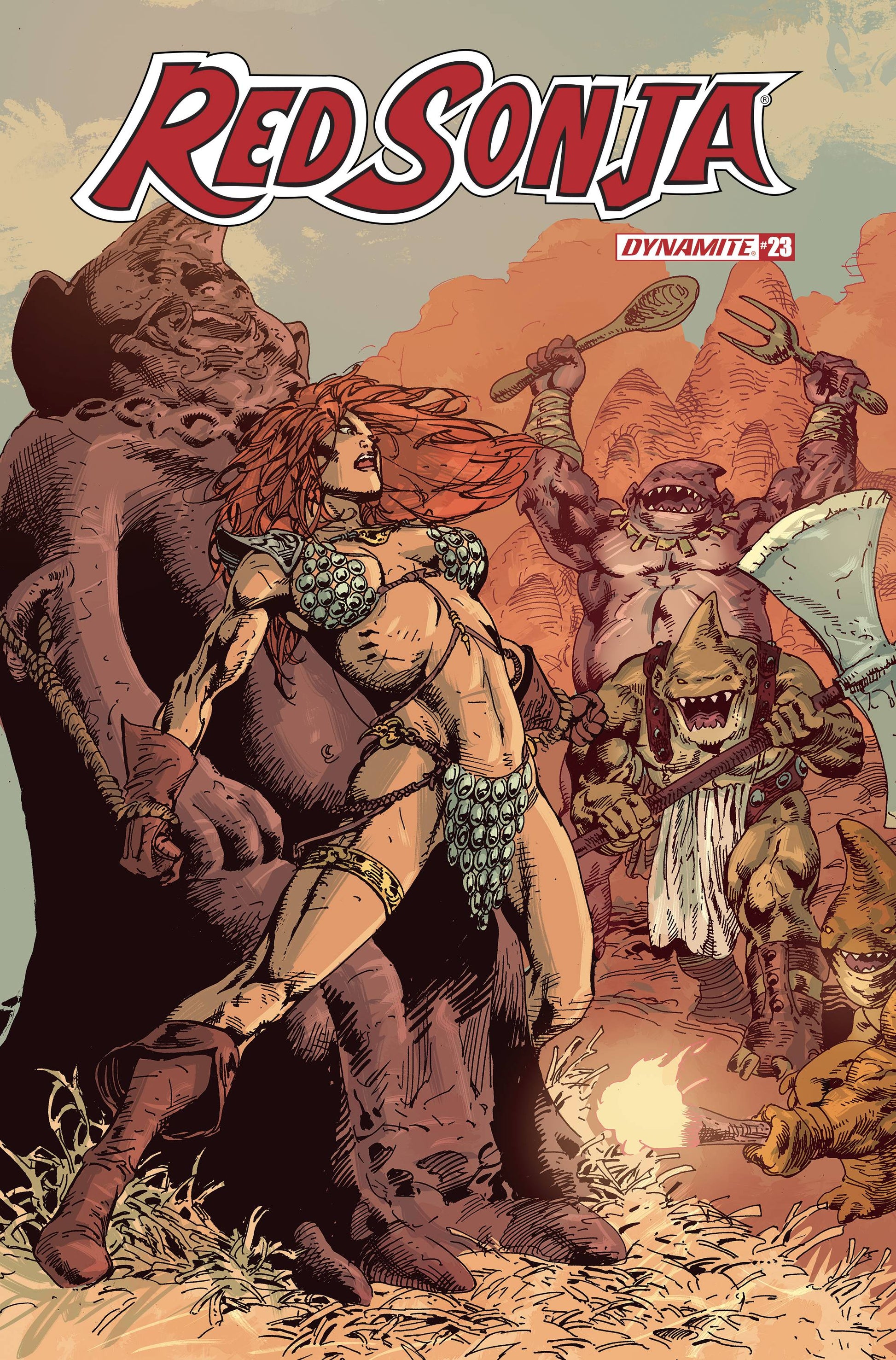 RED SONJA #23 CASTRO FOC BONUS VAR