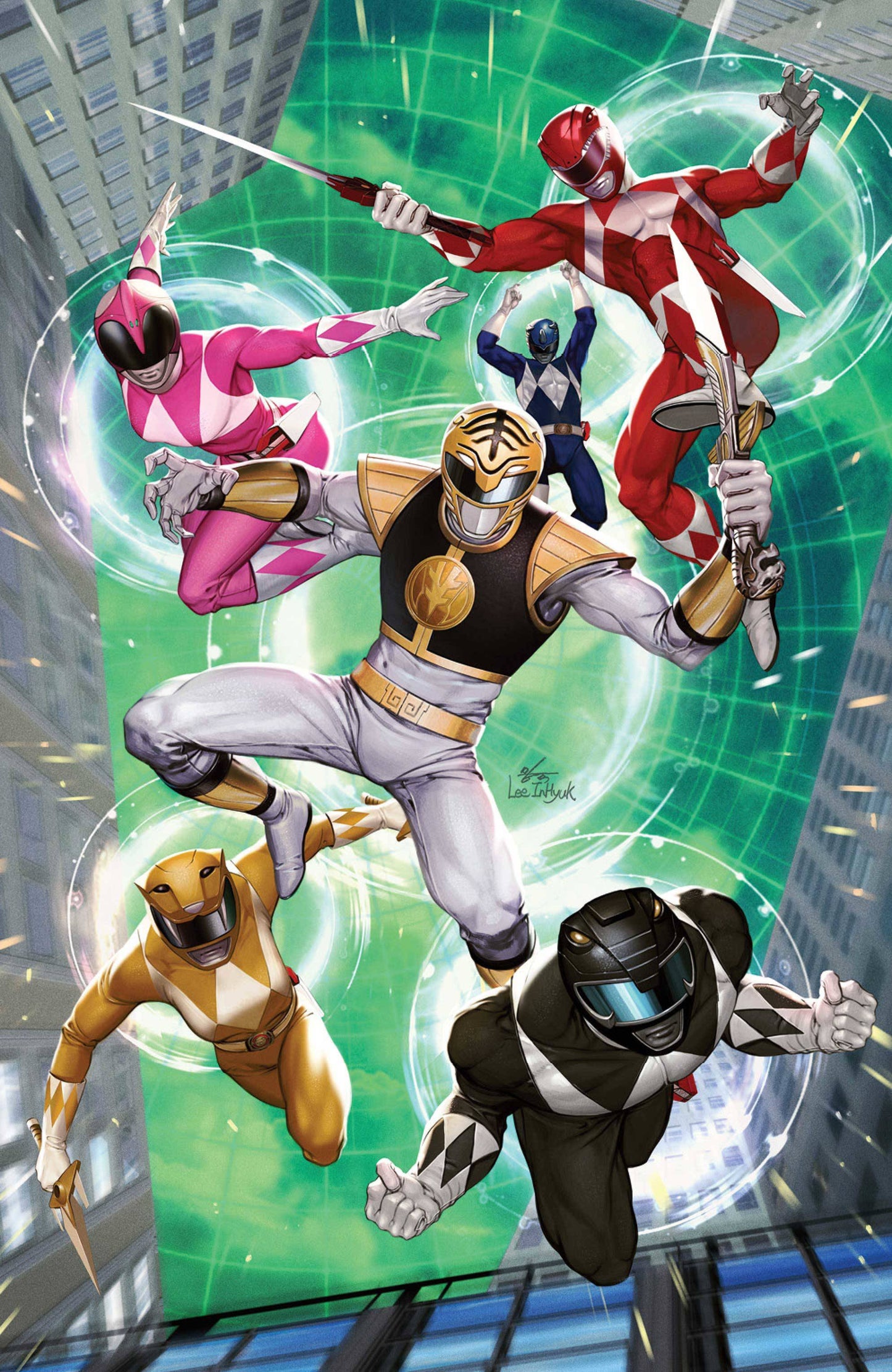 MIGHTY MORPHIN #6 CVR D 10 COPY INCV LEE