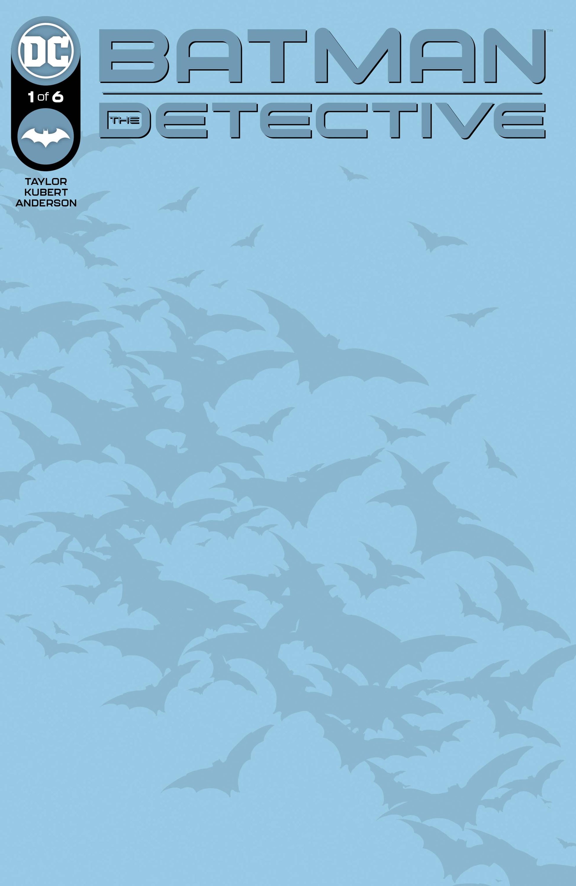 BATMAN DETECTIVE #1 CVR C BLANK CARD STOCK VAR