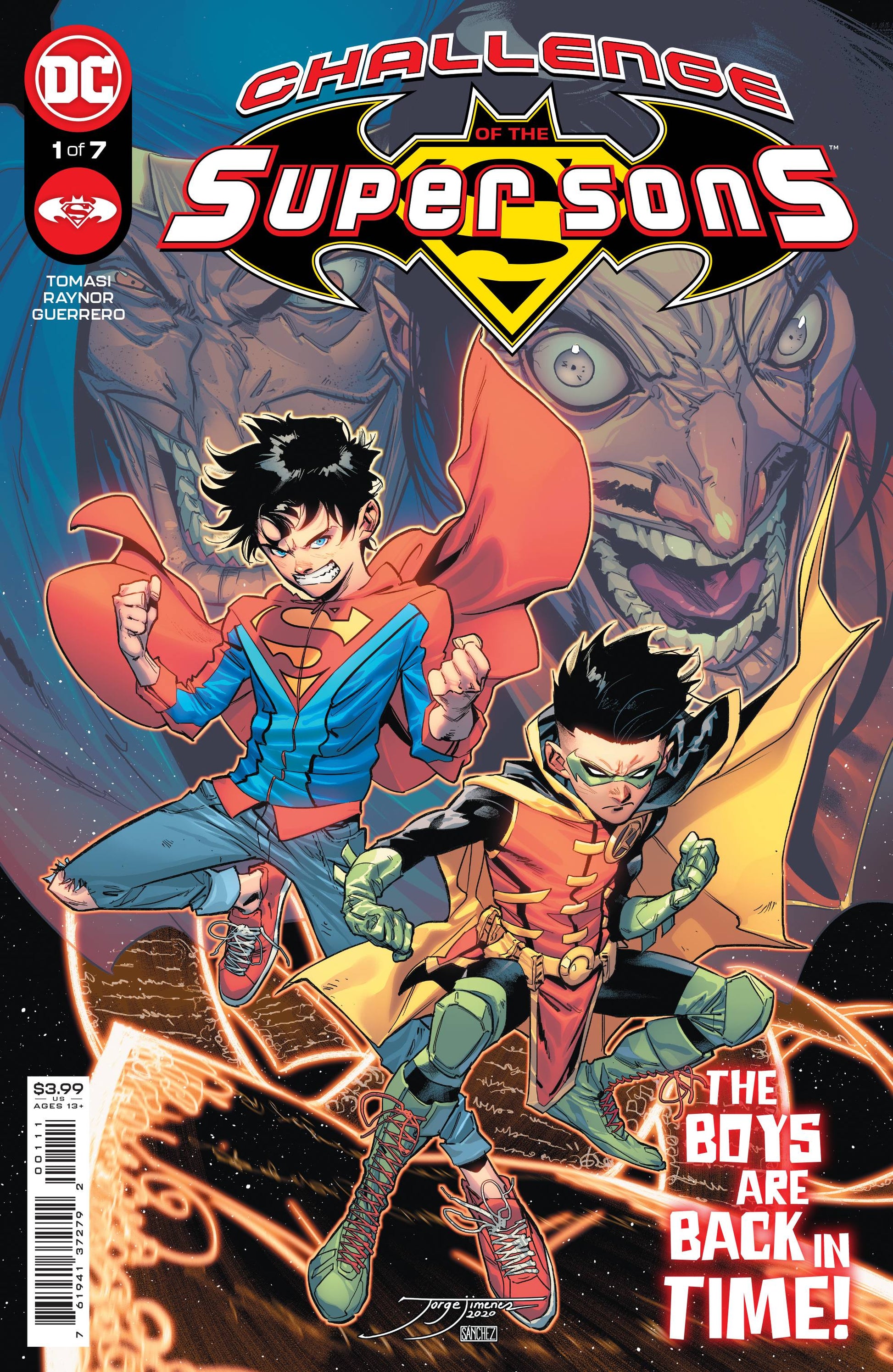 CHALLENGE OF SUPER SONS #1 CVR A JIMENEZ