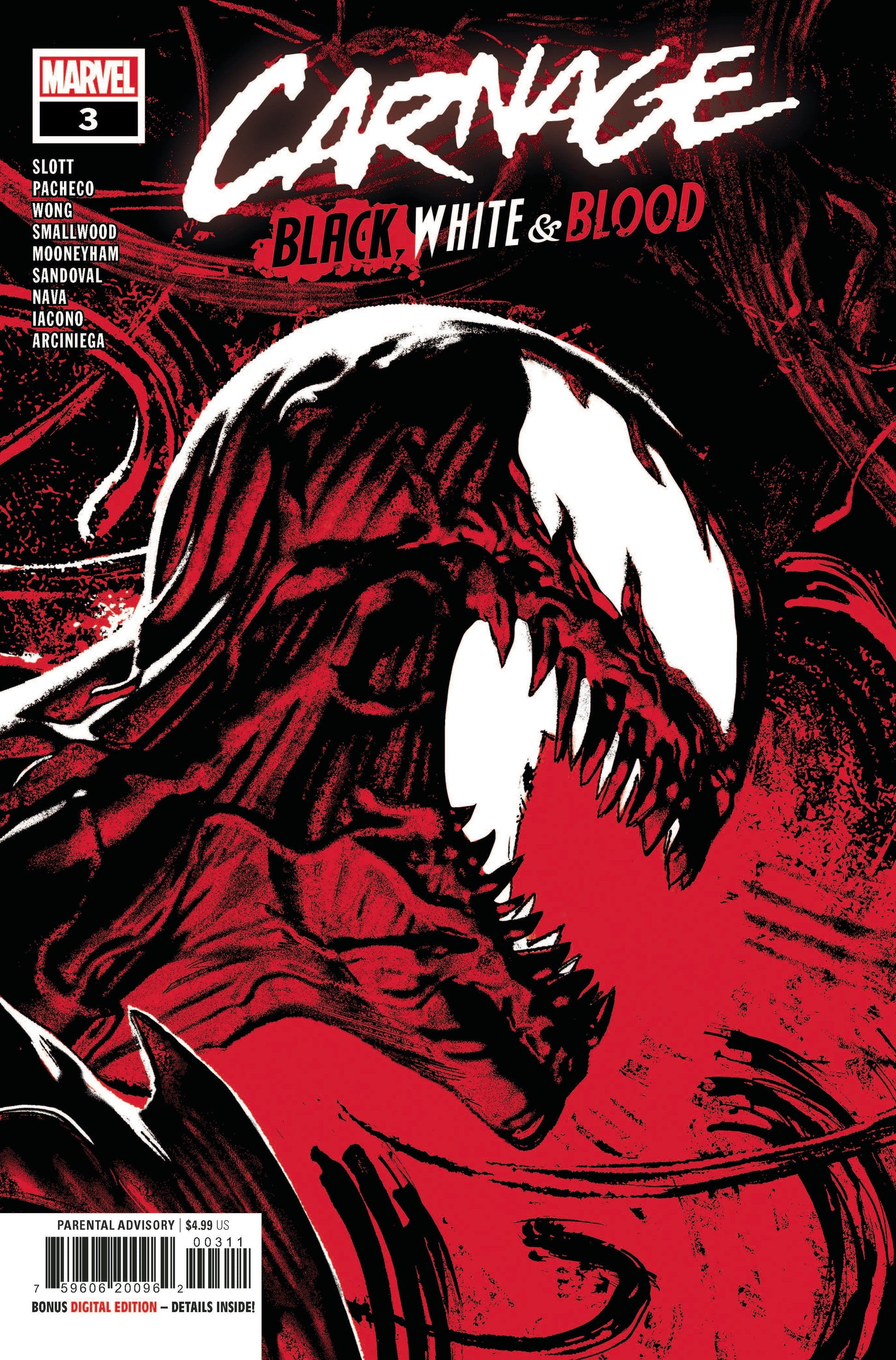 CARNAGE BLACK WHITE AND BLOOD #3 (OF 4)