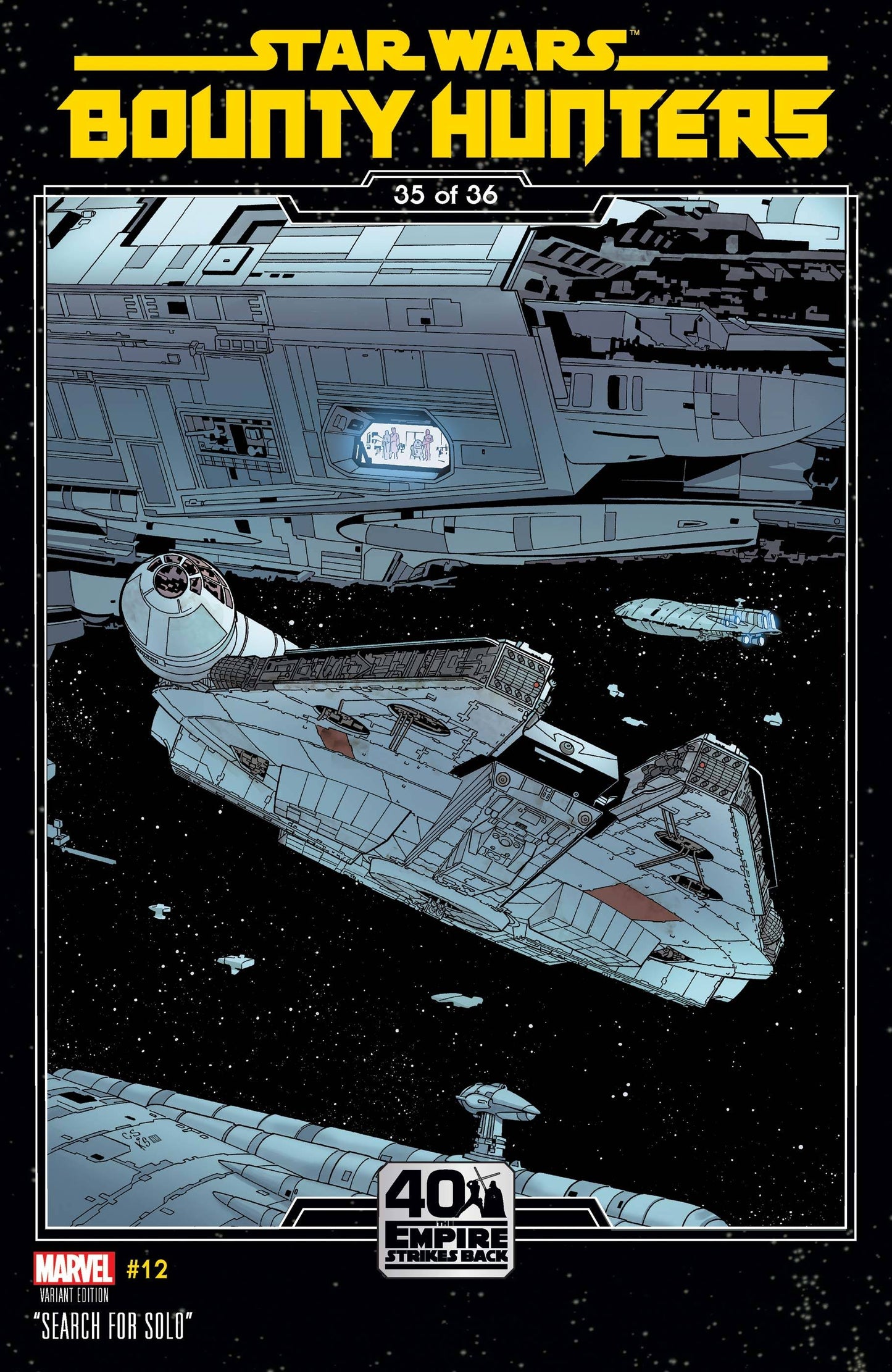 STAR WARS BOUNTY HUNTERS #12 SPROUSE EMPIRE STRIKE