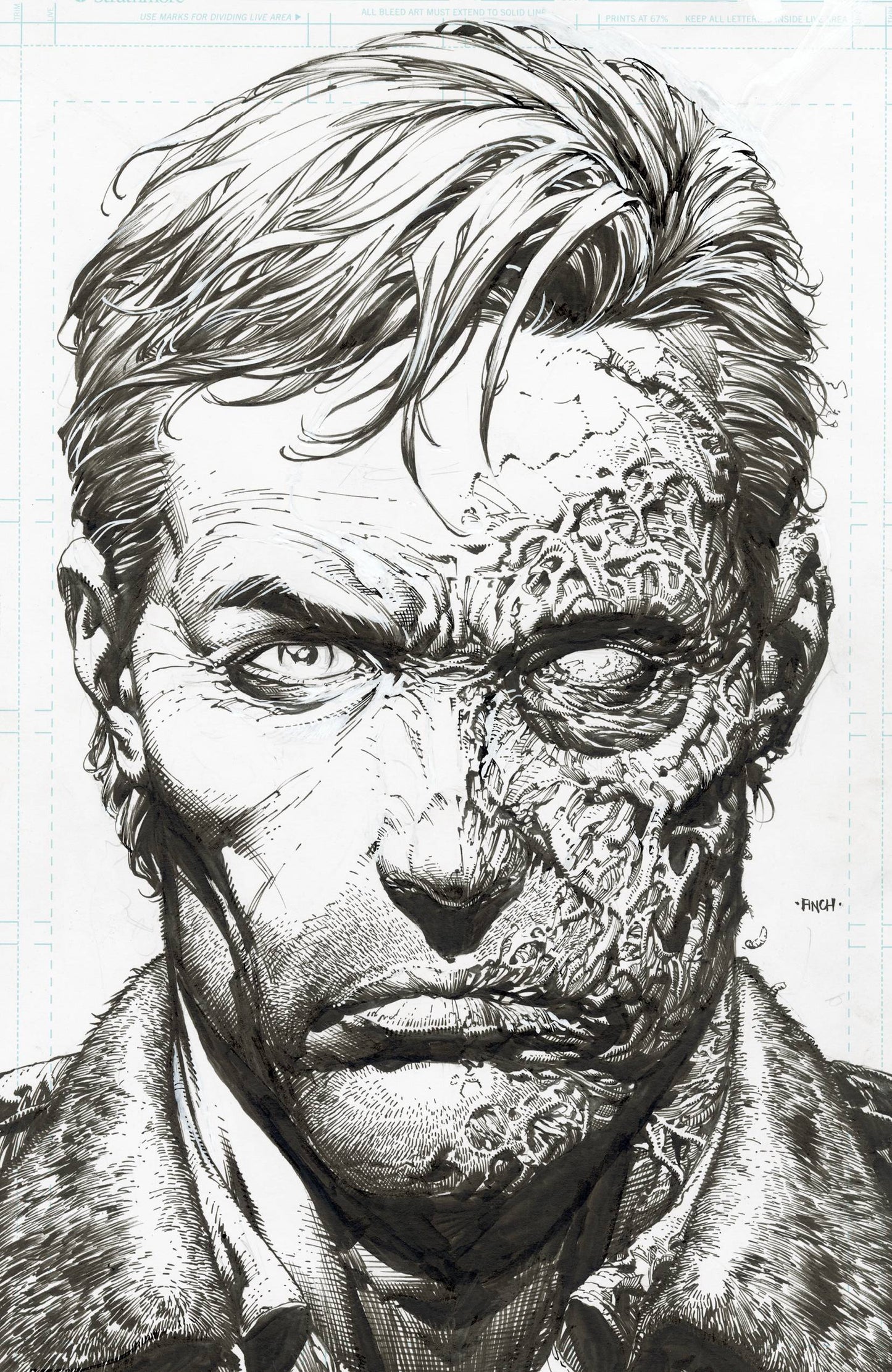 WALKING DEAD DLX #1 CVR B FINCH & MCCAIG 25 COPY INCV (MR)