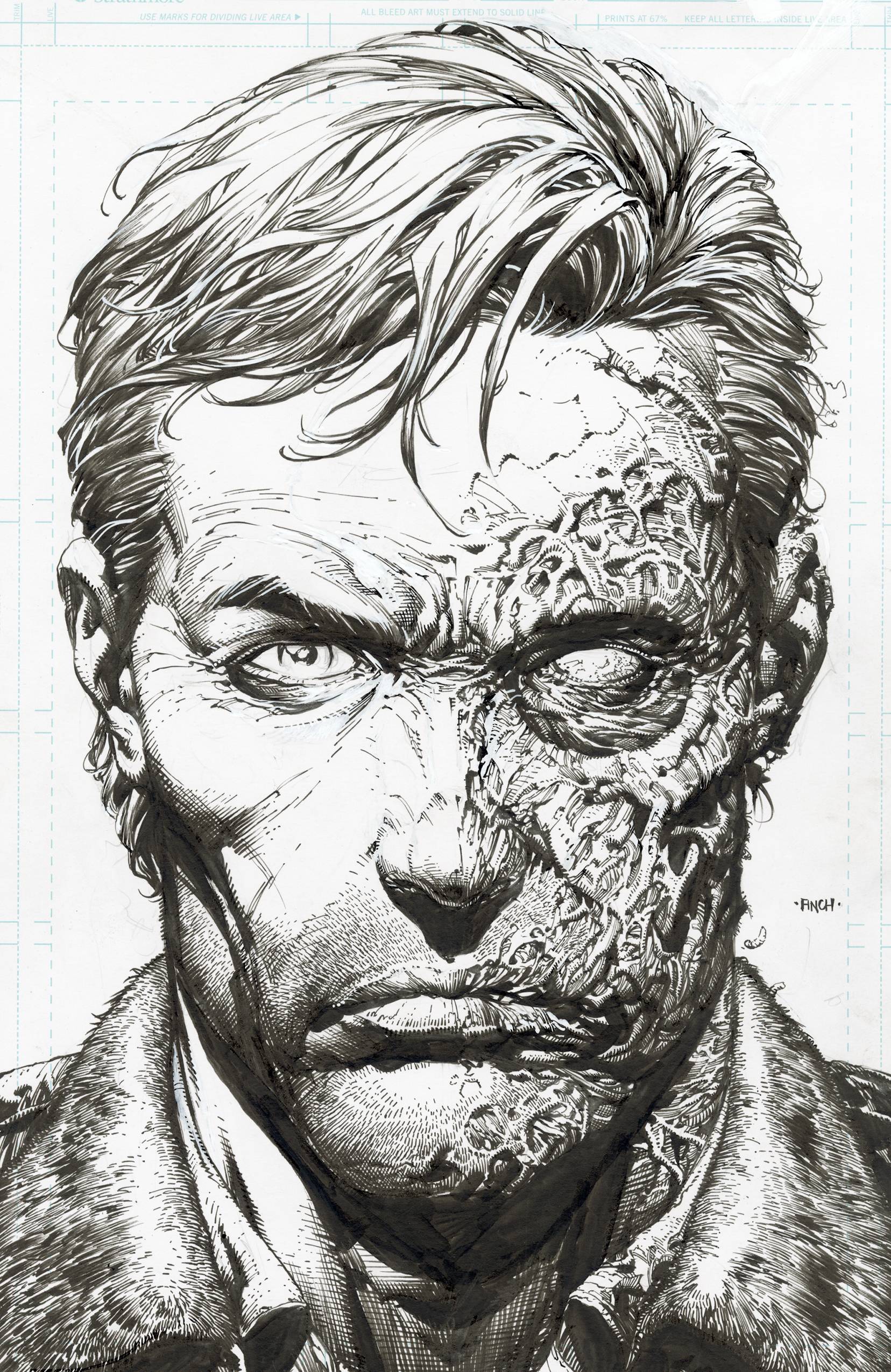 WALKING DEAD DLX #1 CVR B FINCH & MCCAIG 25 COPY INCV (MR)