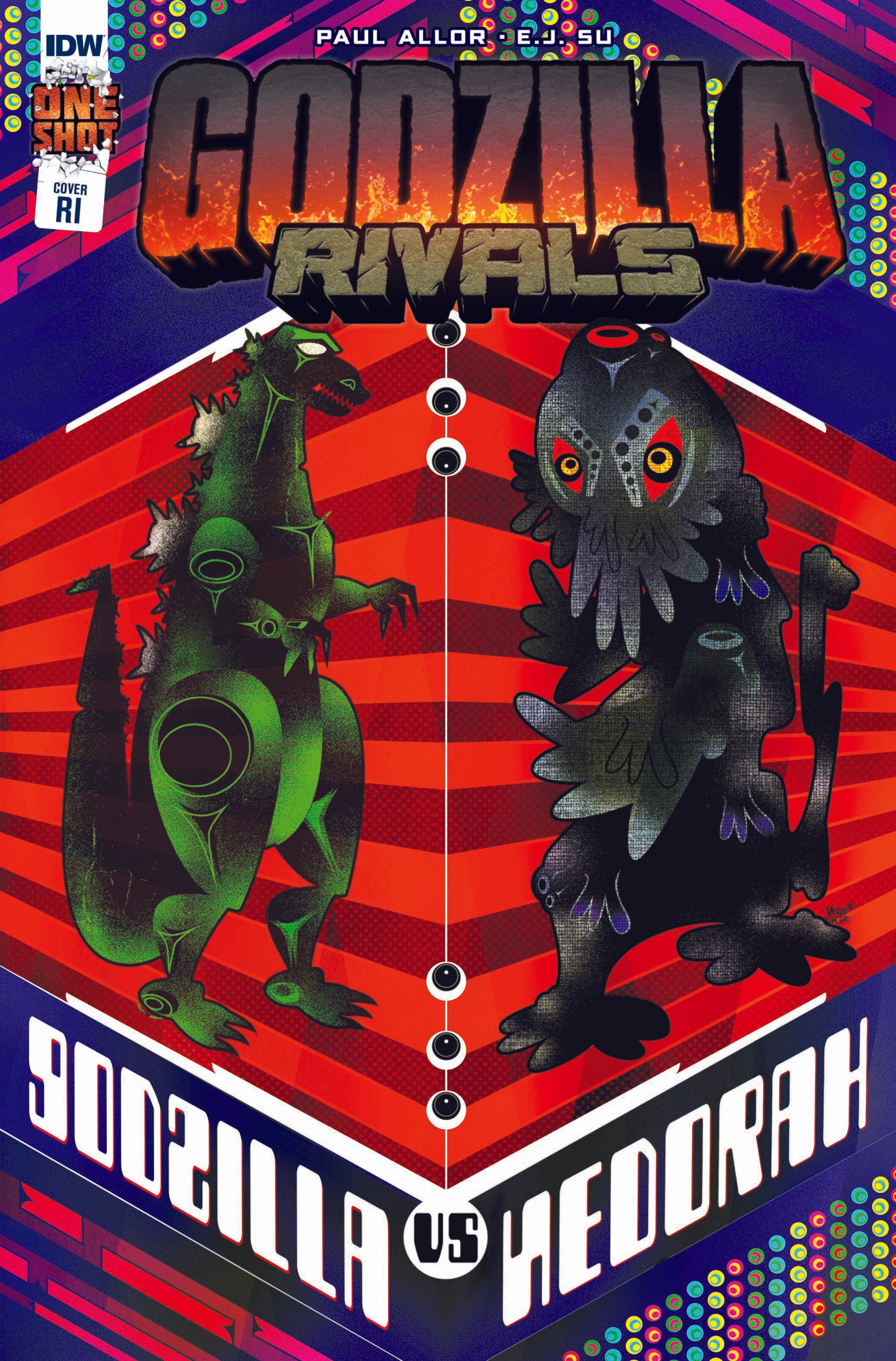 GODZILLA RIVALS VS HEDORAH 10 COPY VEREGGE INCV