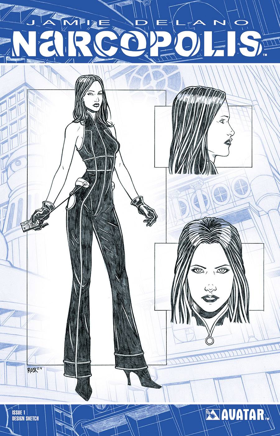 NARCOPOLIS #1 DESIGN SKETCH VAR (MR)