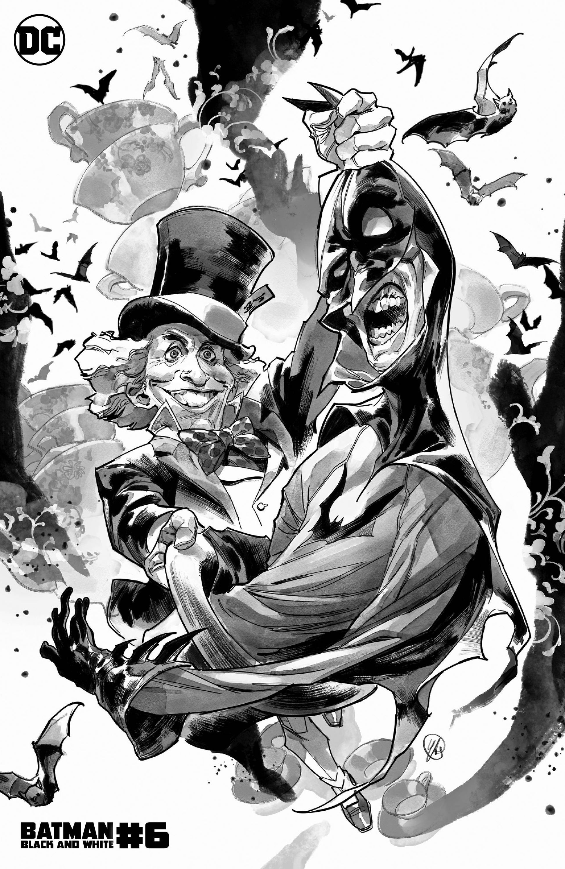 BATMAN BLACK & WHITE #6 (OF 6) CVR C HATTER PUTRI