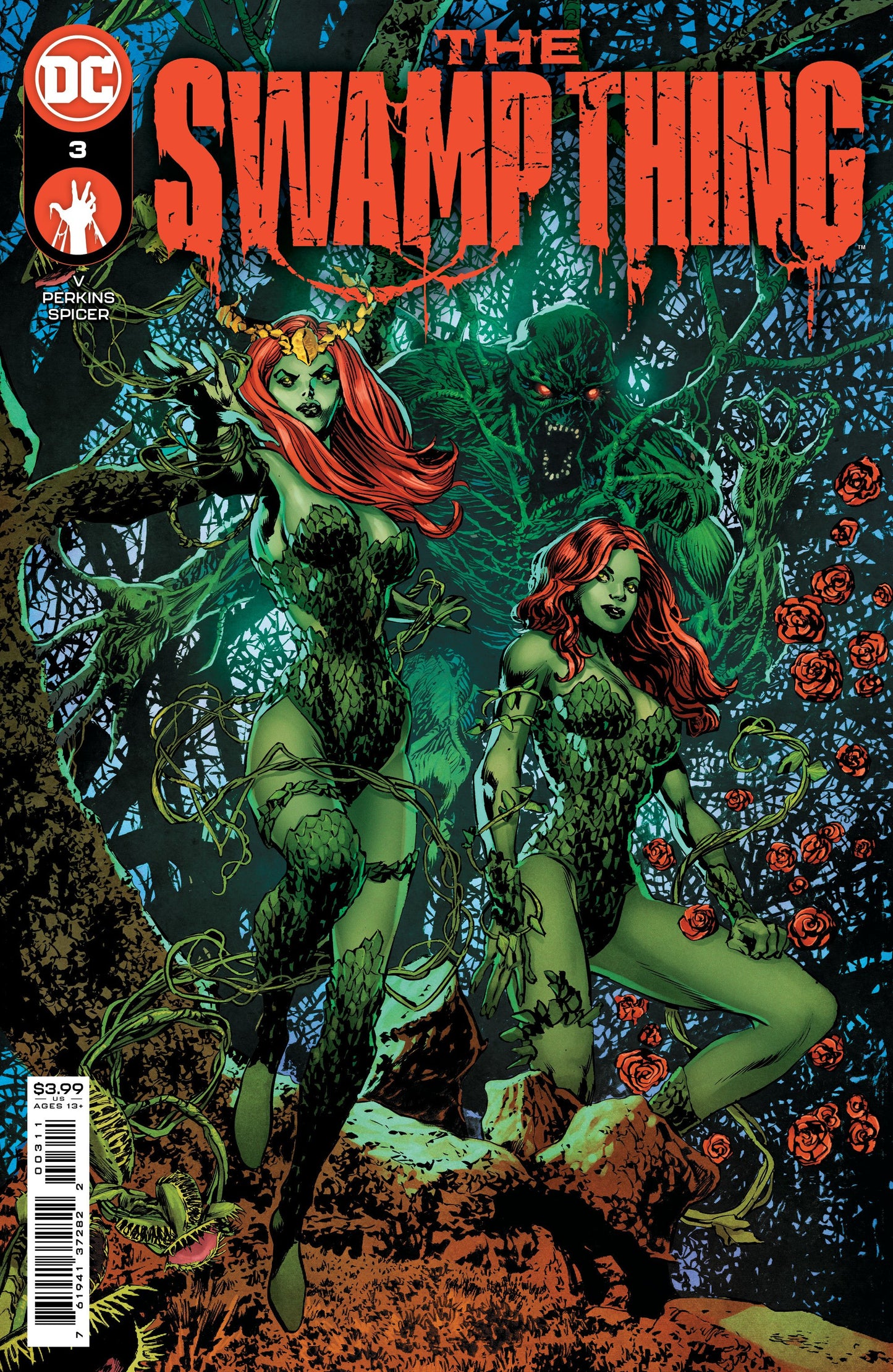 SWAMP THING #3 CVR A PERKINS