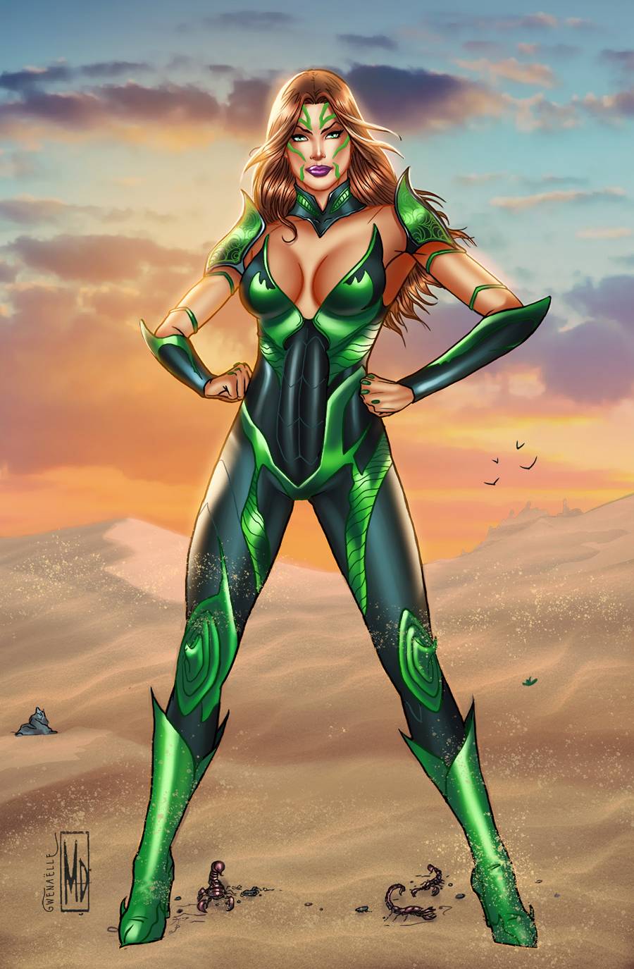 GRIMM HERCULES PAYNE VS SCORPION QUEEN CVR C DIPAS