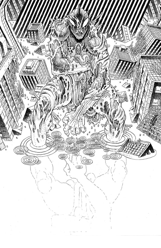 ULTRAMEGA BY JAMES HARREN #2 CVR C 5 COPY INCV B&W