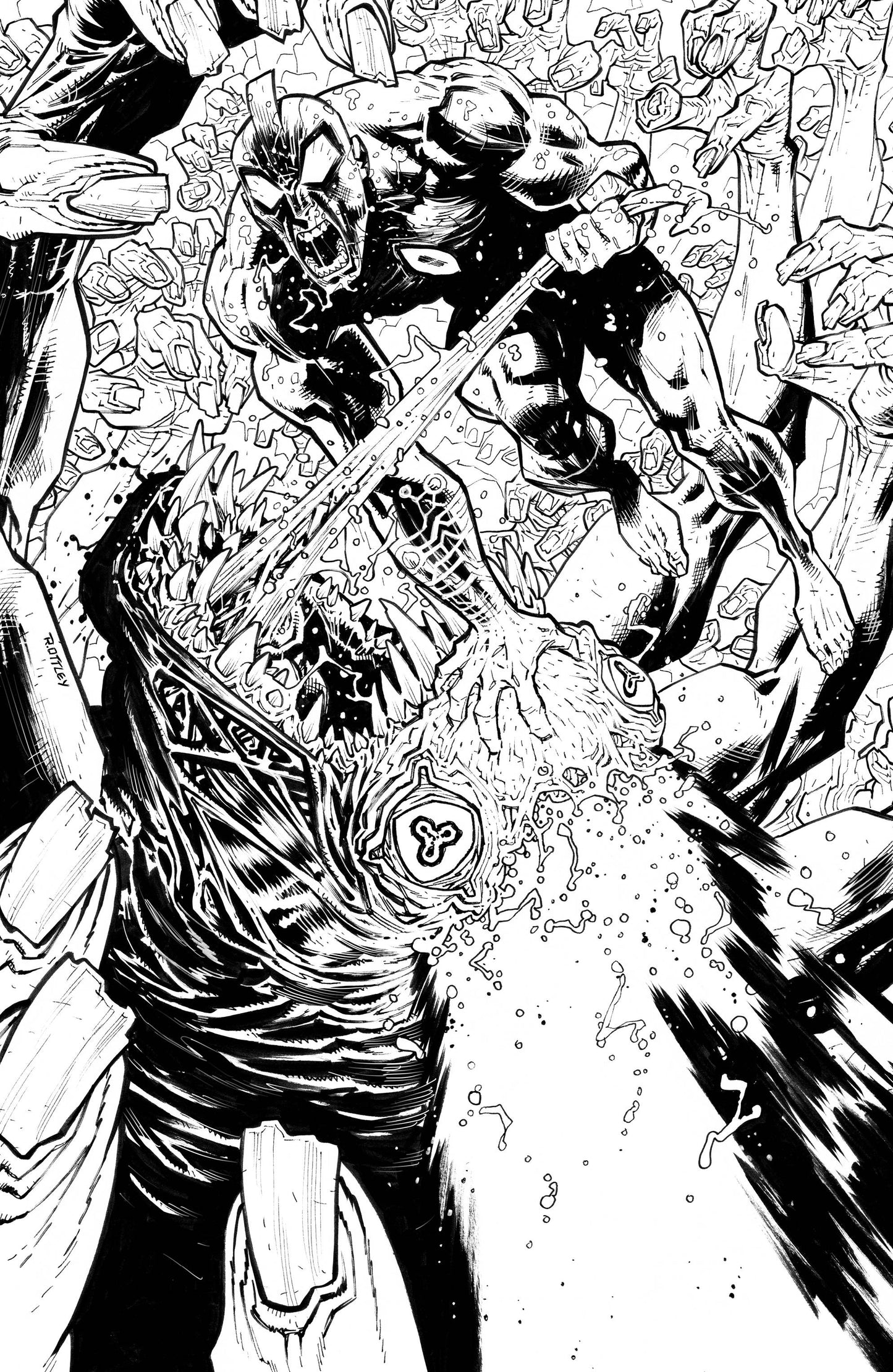ULTRAMEGA BY JAMES HARREN #3 CVR C 5 COPY INCV B&W