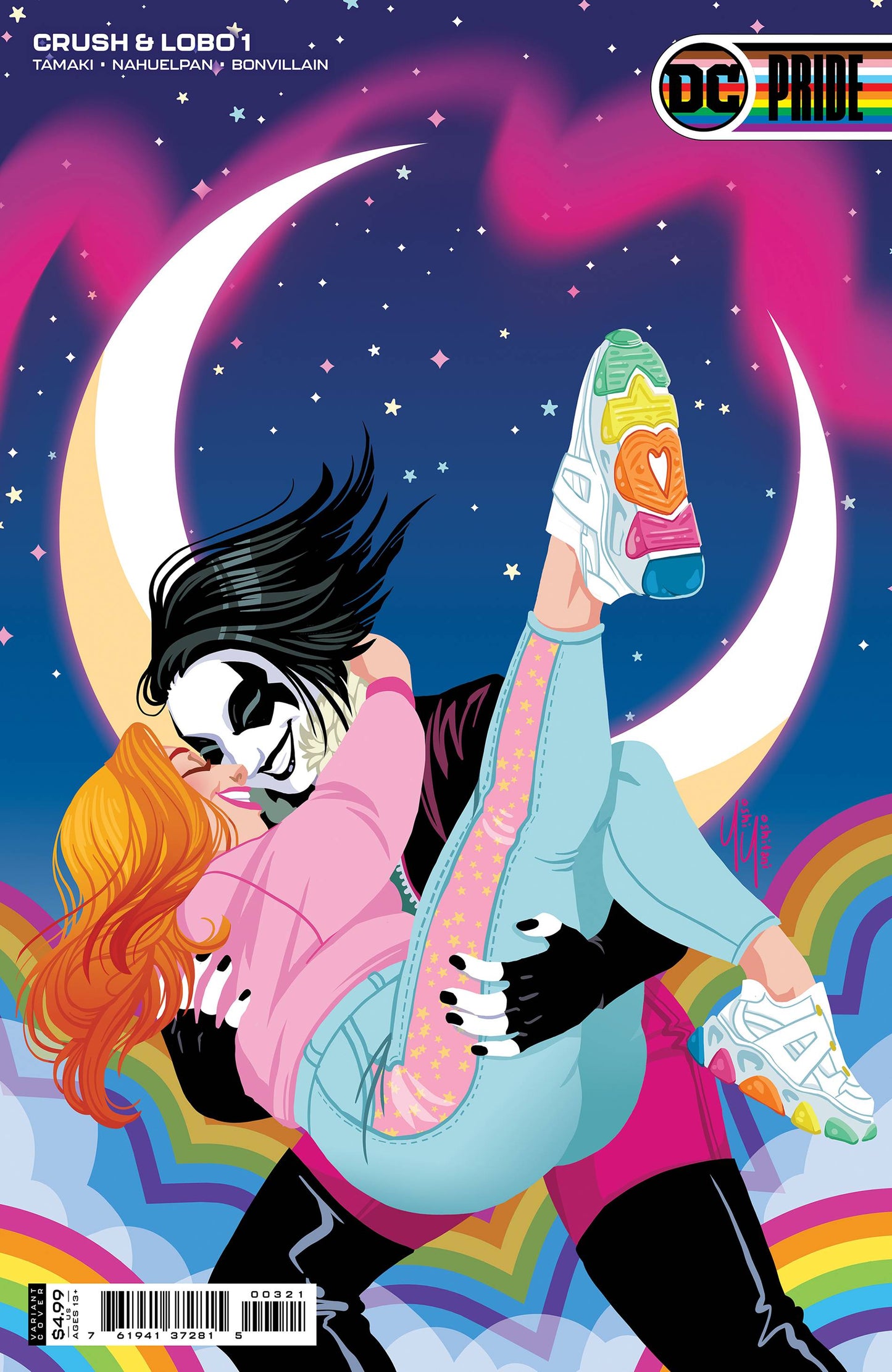 CRUSH & LOBO #1 CVR B CARDSTOCK YOSHITANI VAR