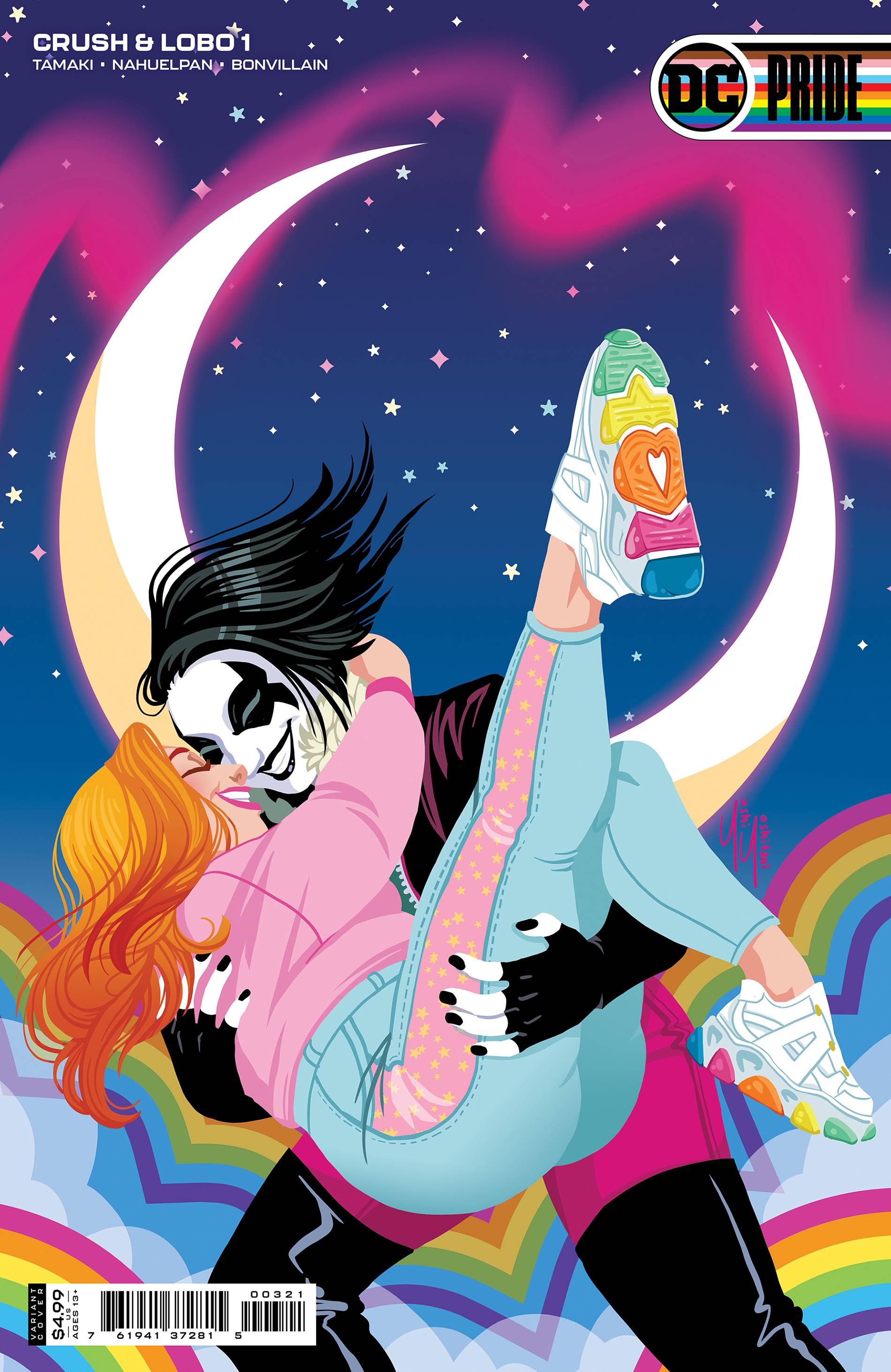 CRUSH & LOBO #1 CVR B CARDSTOCK YOSHITANI VAR