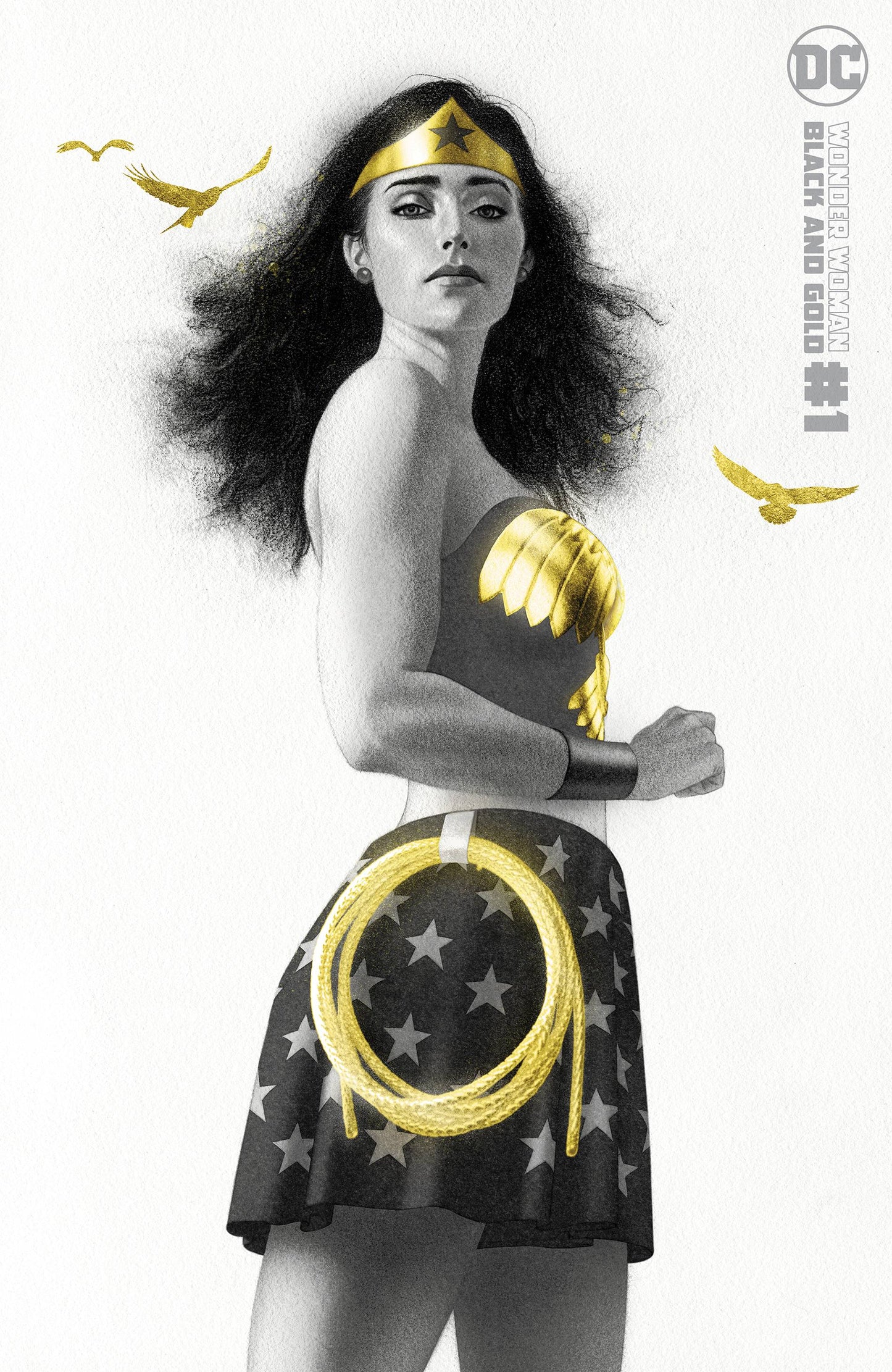WONDER WOMAN BLACK & GOLD #1 #1 CVR B CARDSTOCK VAR