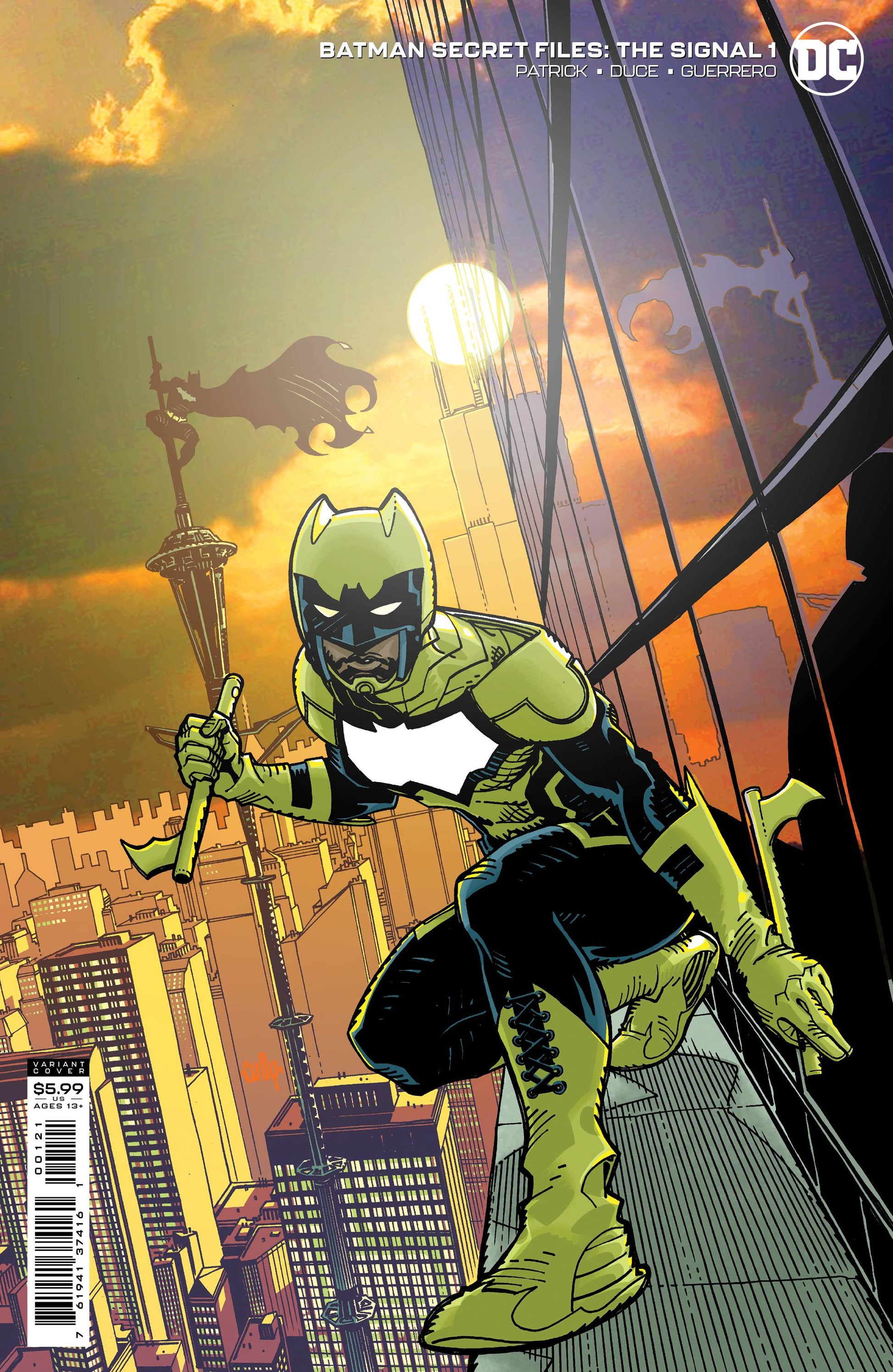 BATMAN SECRET FILES SIGNAL #1 CVR B CARDSTOCK HAMNER