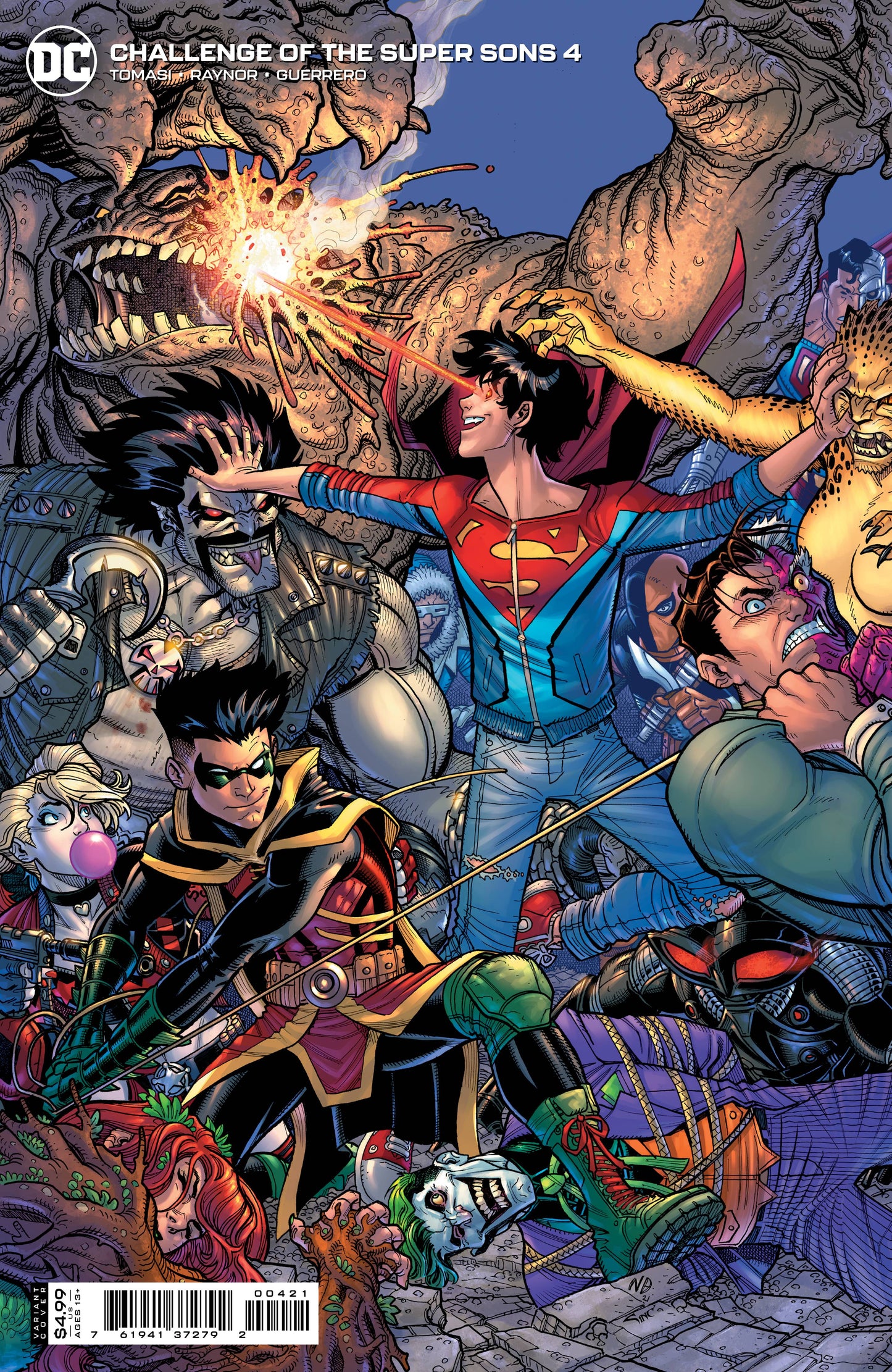 CHALLENGE OF SUPER SONS #4 CVR B CARDSTOCK BRADSHAW