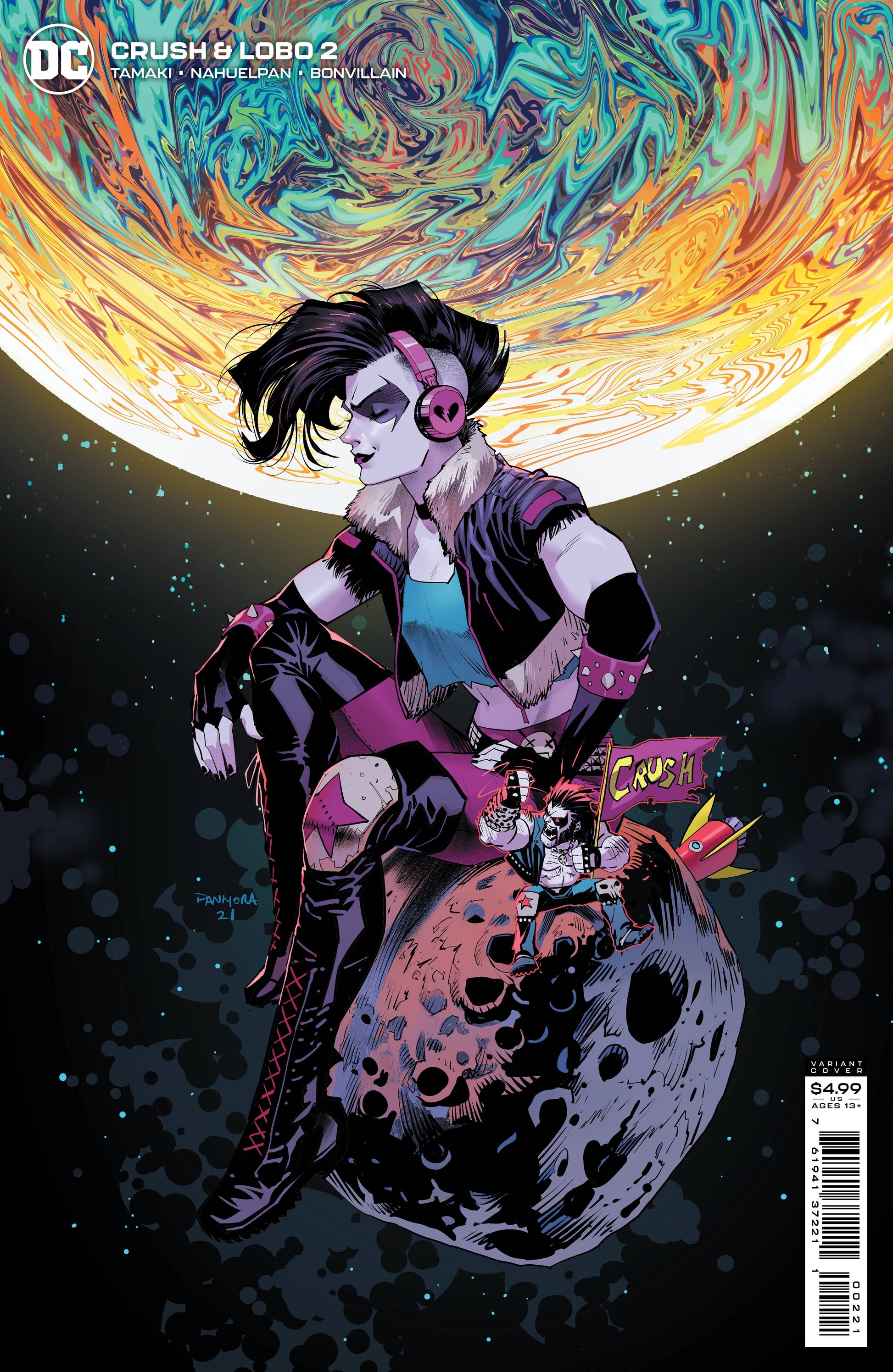 CRUSH & LOBO #2 CVR B CARDSTOCK MORA VAR