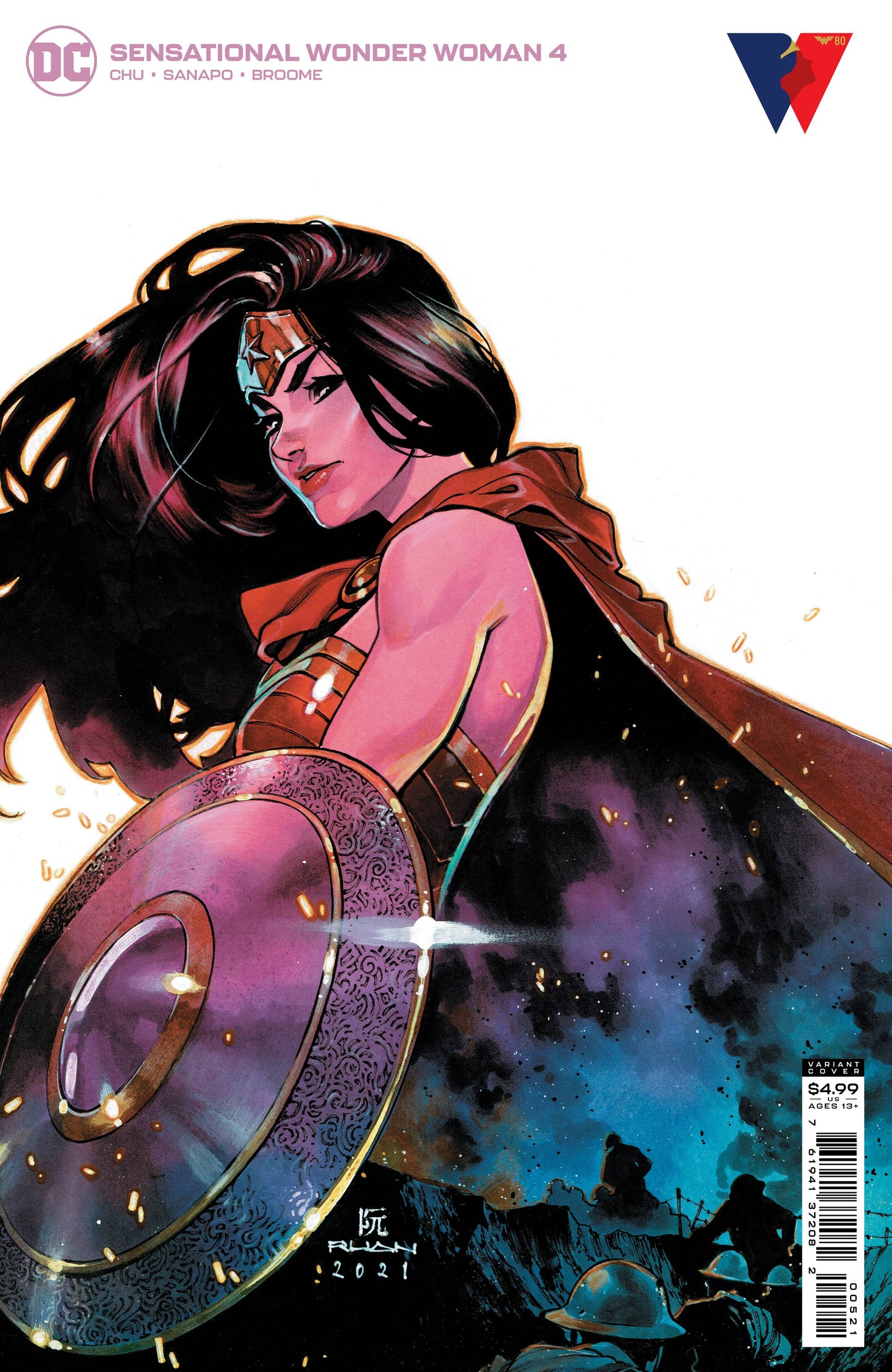SENSATIONAL WONDER WOMAN #5 CVR B CARDSTOCK RUAN VAR