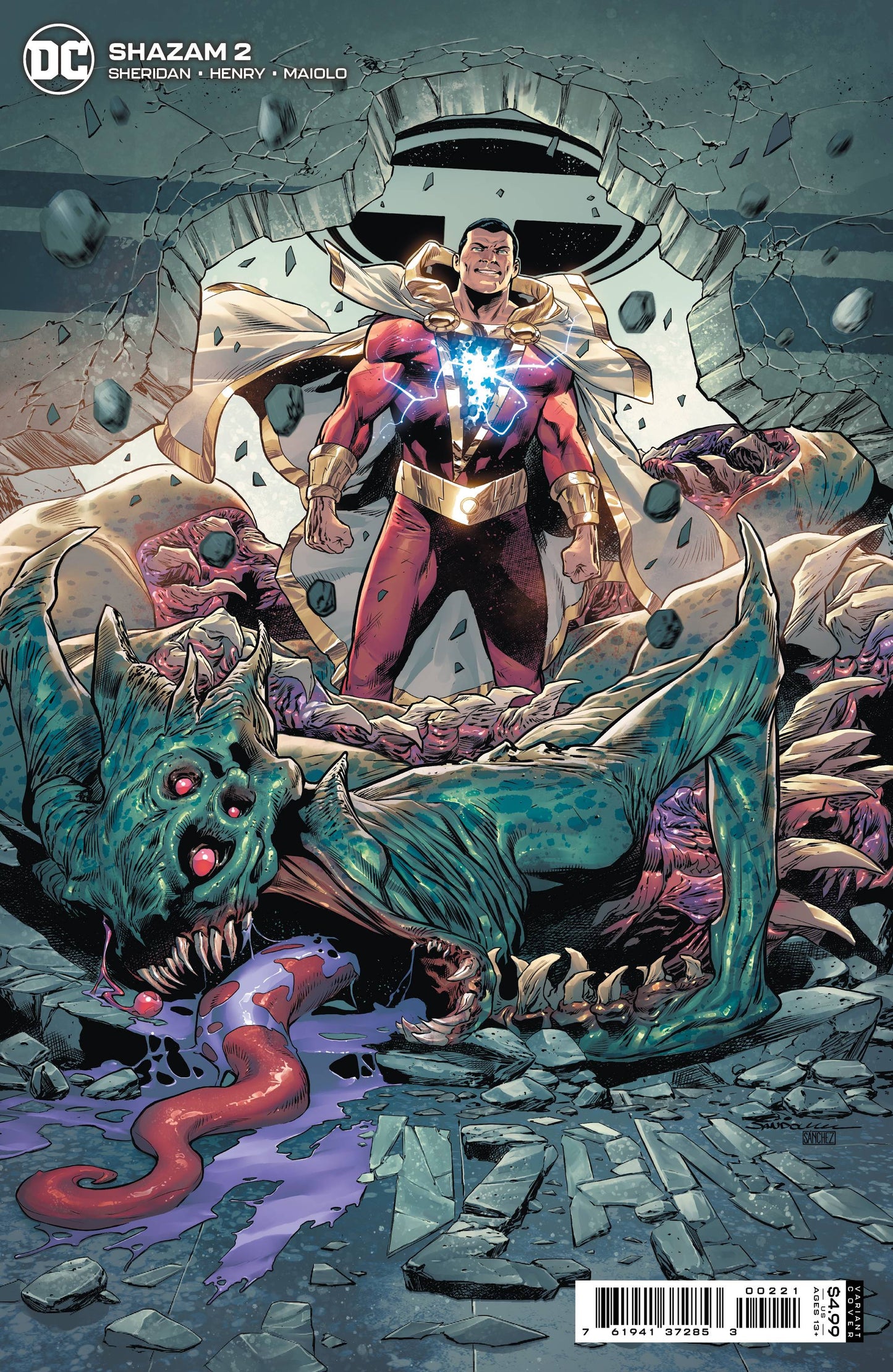 SHAZAM #2 CVR B CARDSTOCK VAR