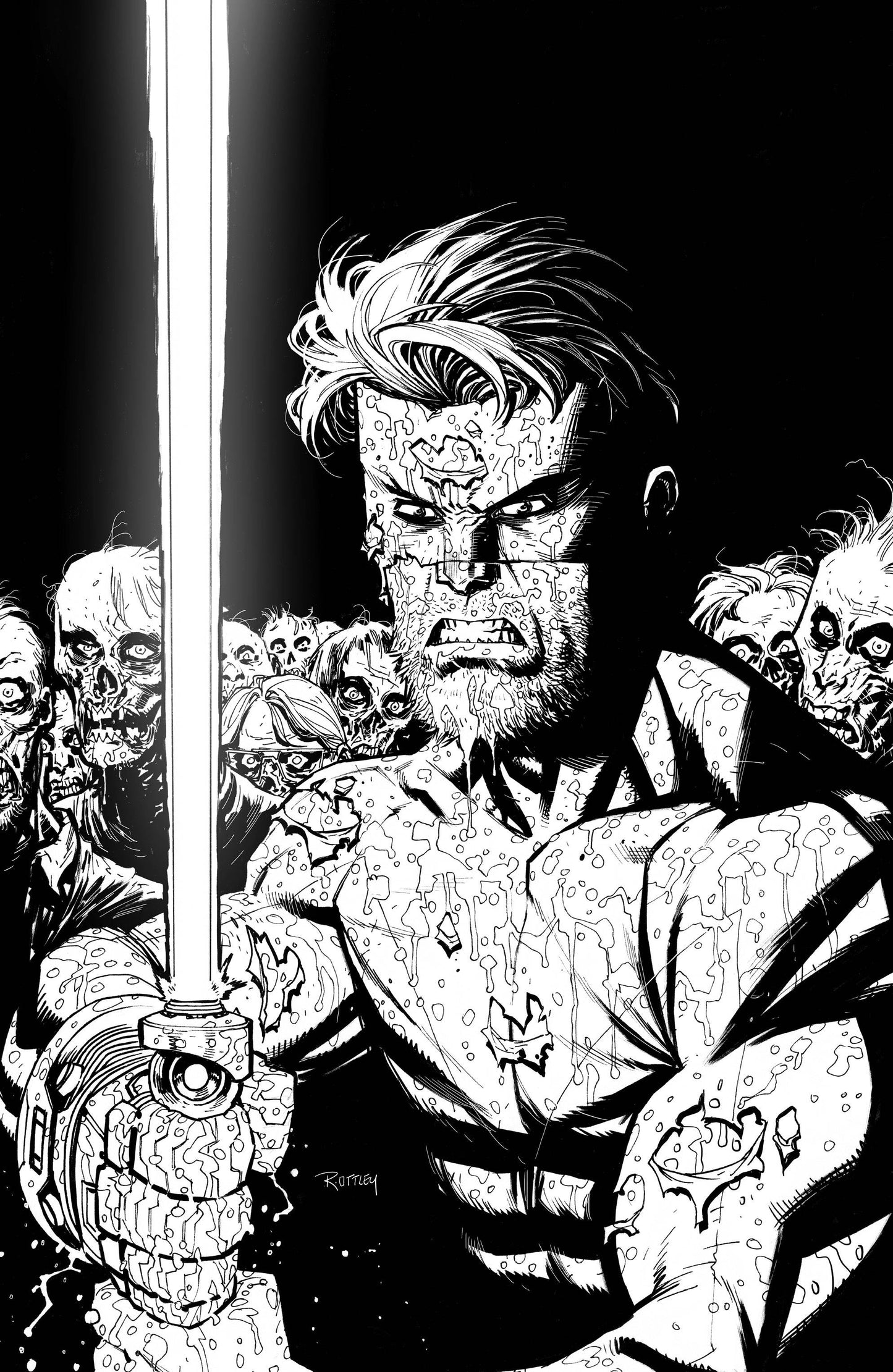 SKYBOUND X #1 CVR I 25 COPY INCV B&W OTTLEY (MR)