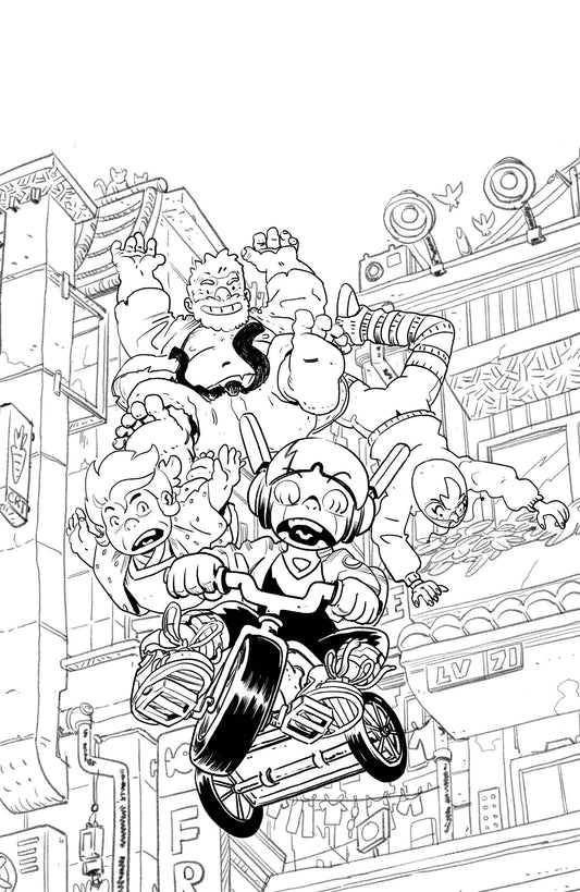 SKYBOUND X #2 CVR E 10 COPY INCV B&W VUONG & KNIIV (MR)