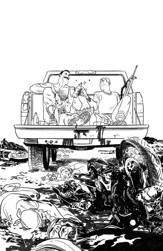 SKYBOUND X #3 CVR F 10 COPY INCV B&W HENDERSON (MR