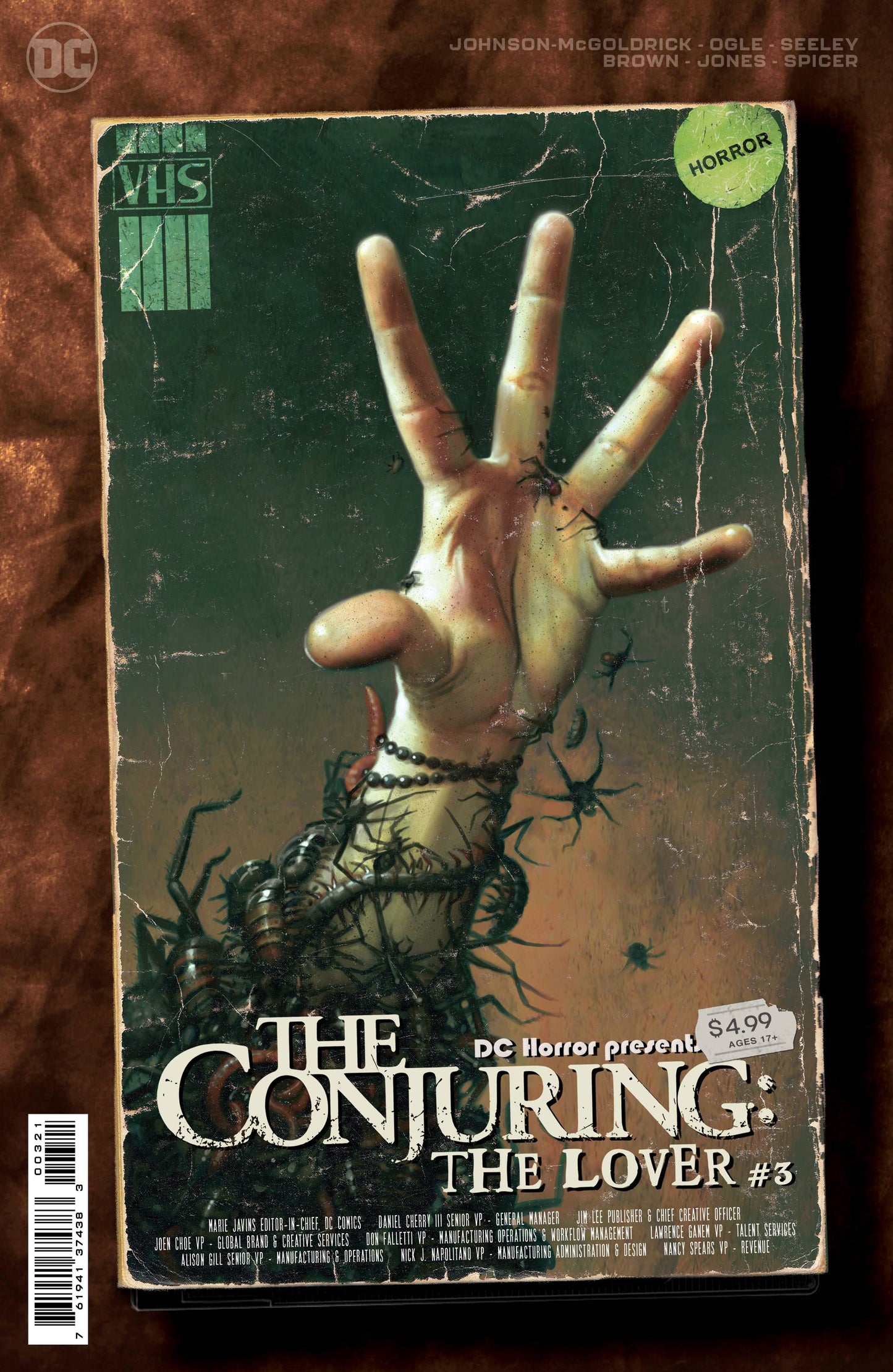 DC HORROR PRESENTS CONJURING LOVER #3 CVR B CARDSTOCK VAR
