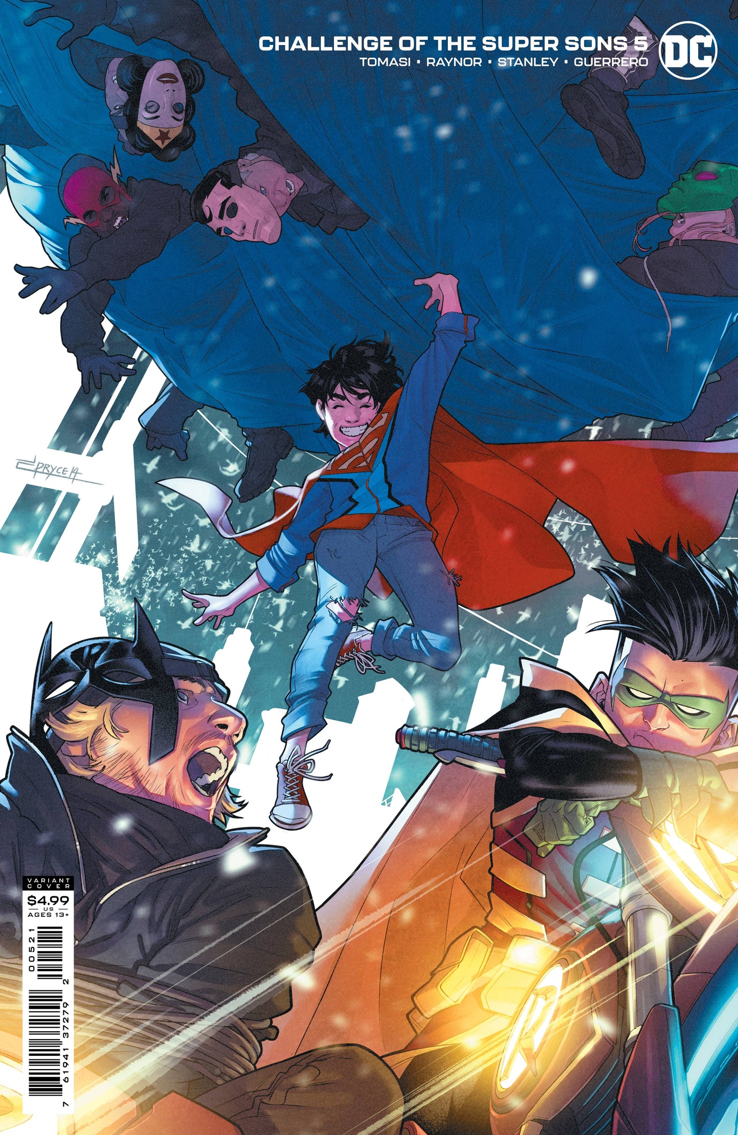 CHALLENGE OF SUPER SONS #5 CVR B CARDSTOCK VAR